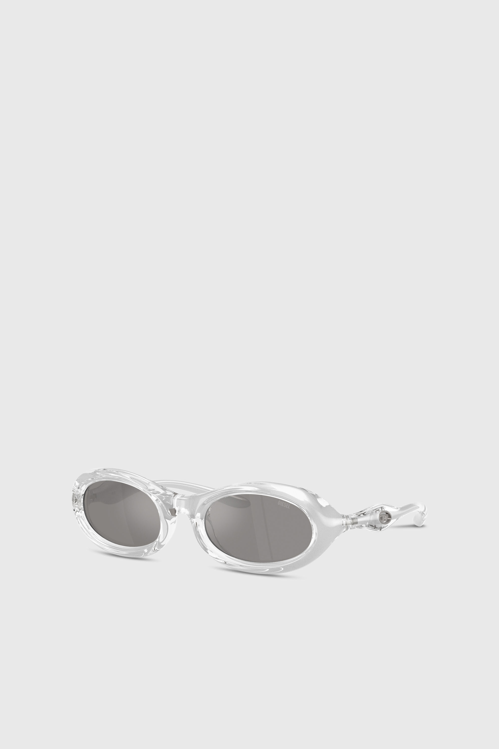 Women's Oval sunglasses | Grey | Diesel {{Country}}