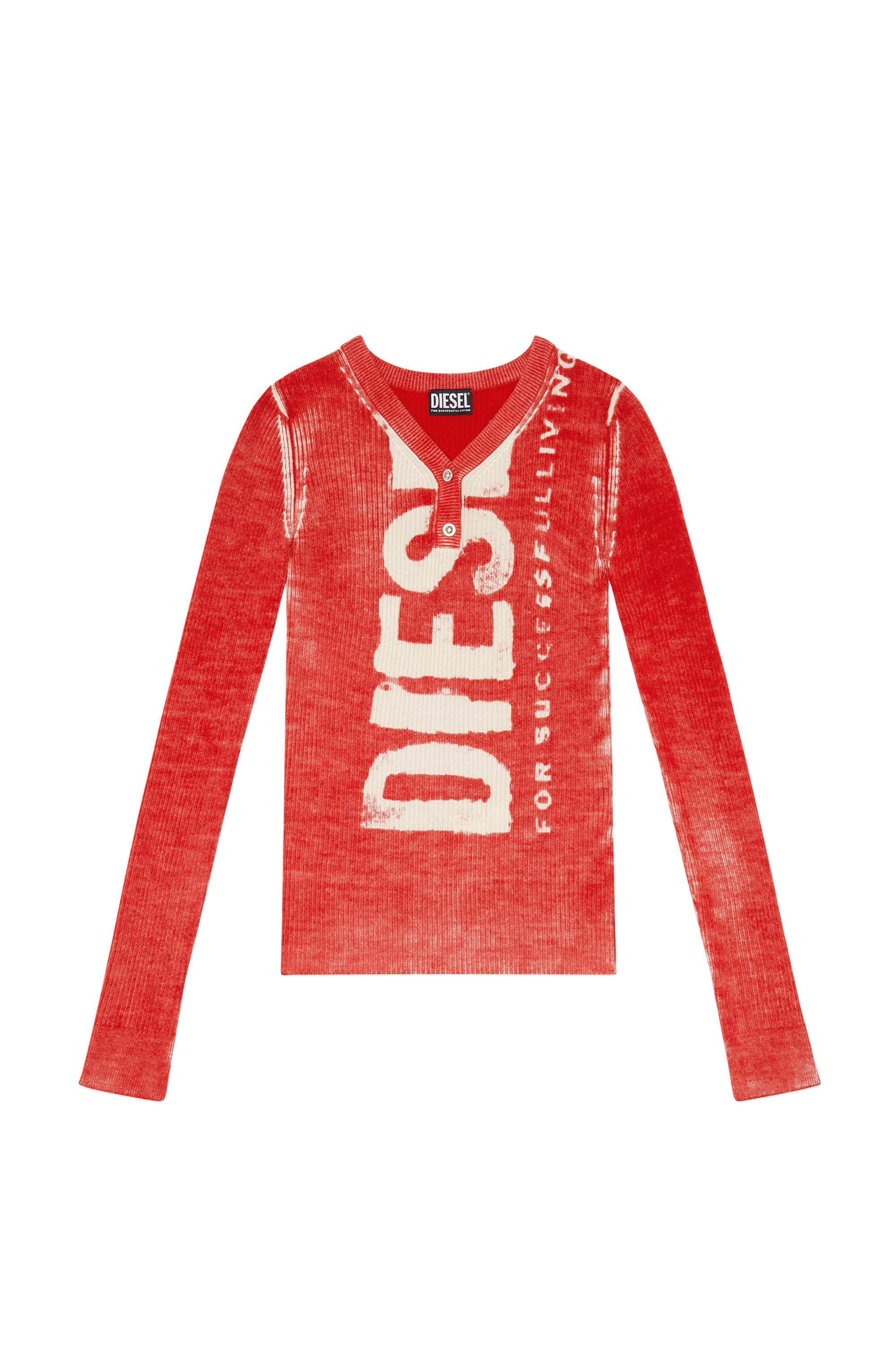 M-ARITA Woman: Printed wool jumper with logo | Diesel
