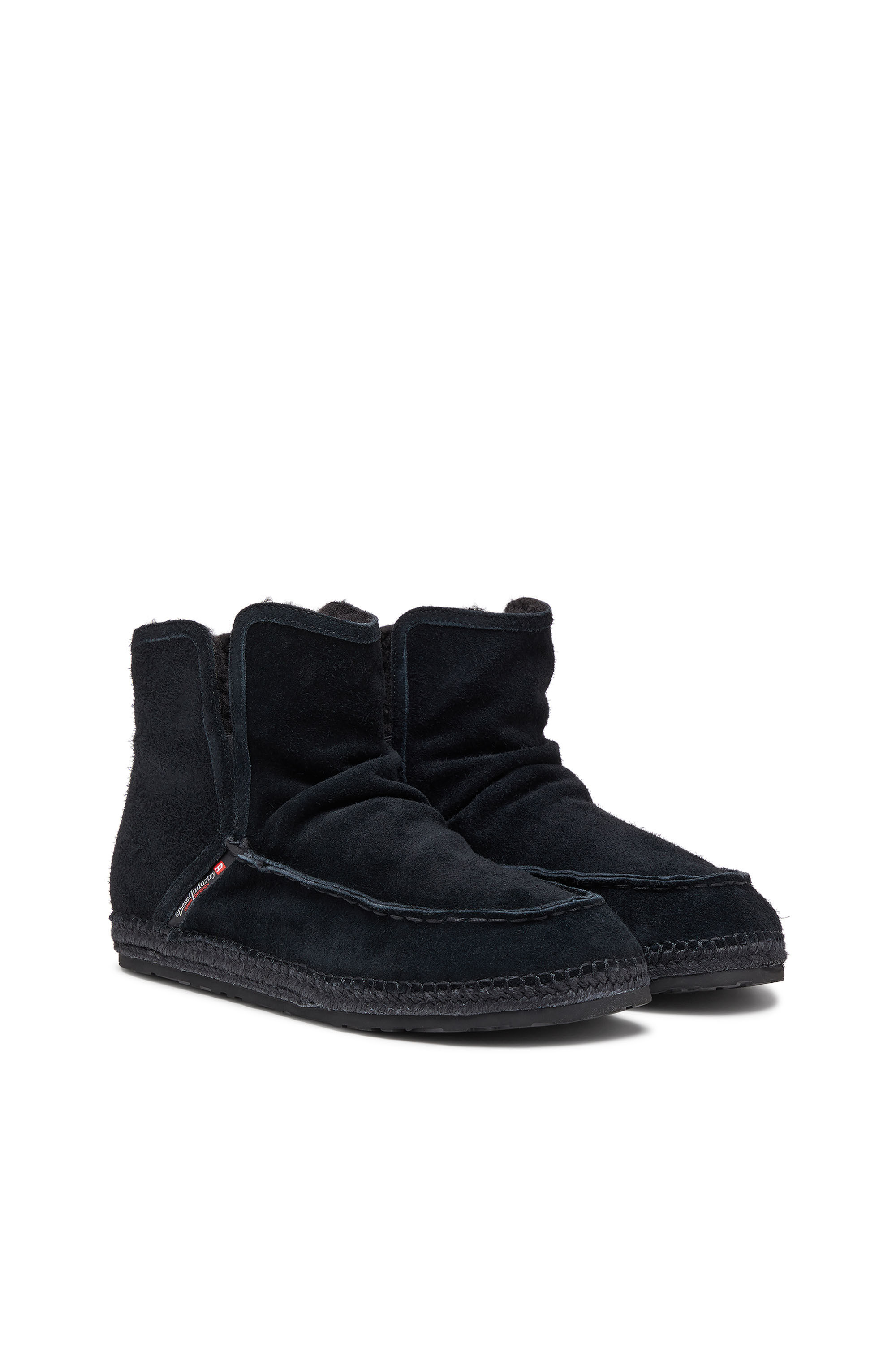 Diesel - D-LUKAS AKB, Male's D-Lukas - Leather ankle boots with internal lining in Black - 2