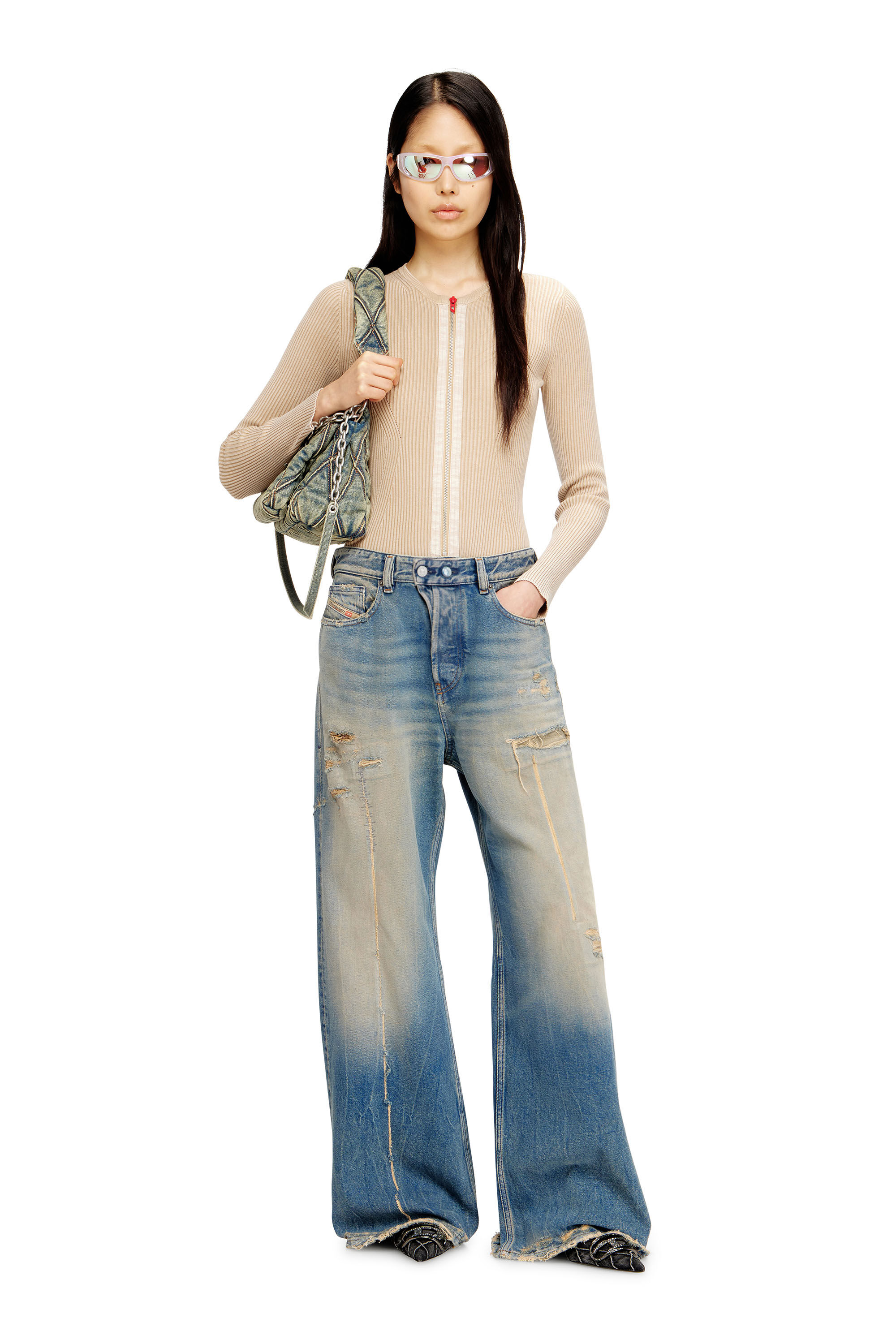 Women's Relaxed Jeans | Medium blue | Diesel 1996 D-Sire