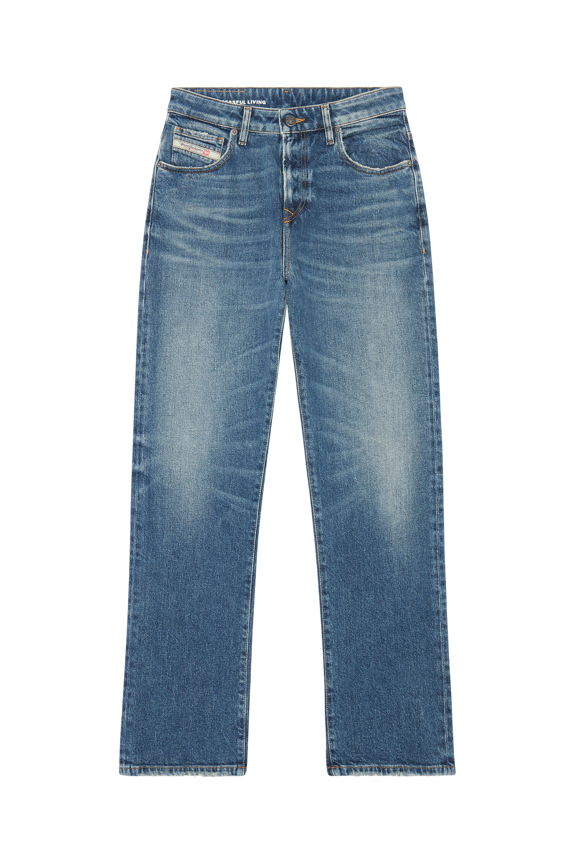 Diesel - Straight Jeans 1999 D-Reggy 007L1 Femme, Bleu moyen - Image 2