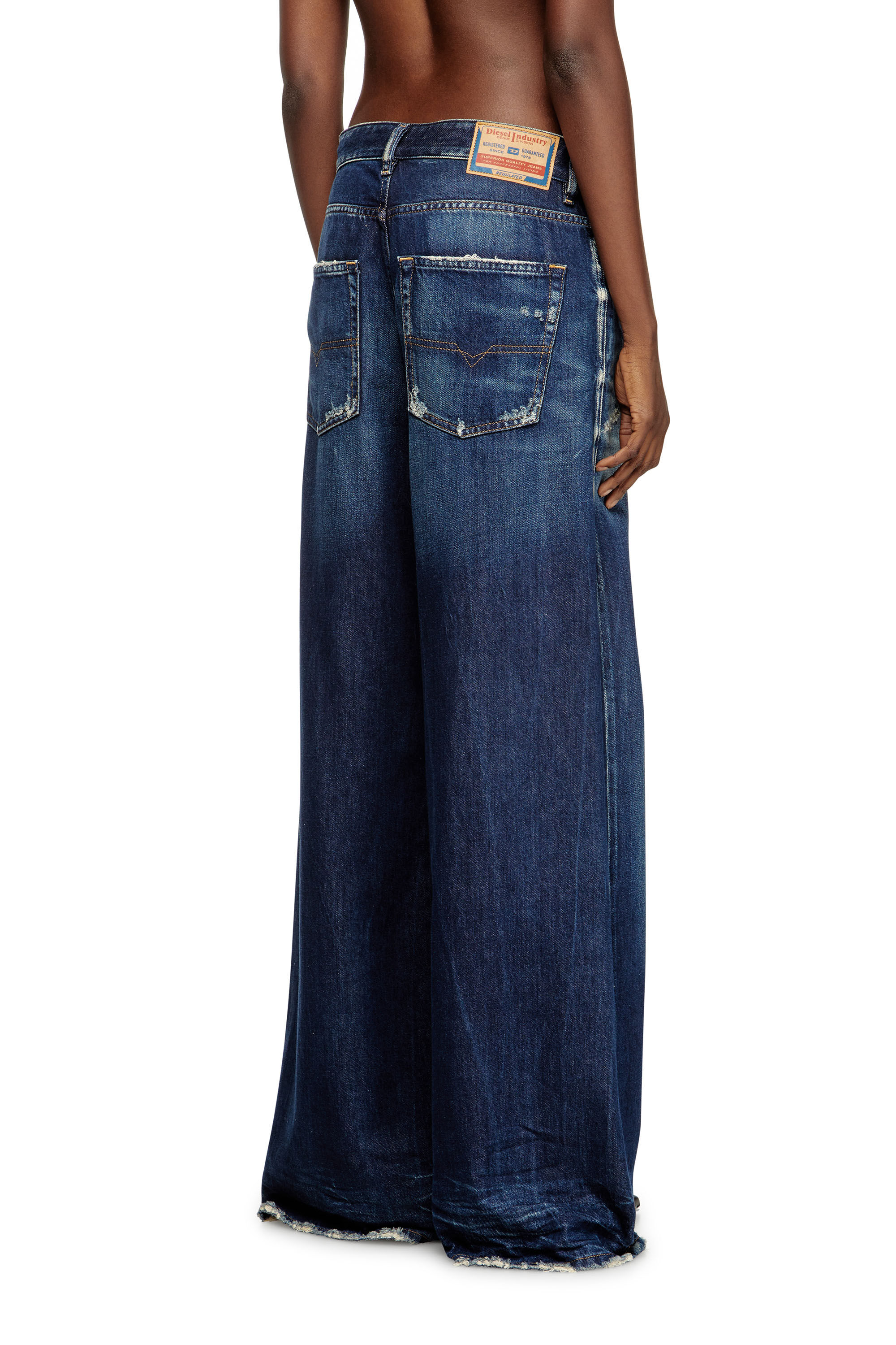 Diesel - Female's Relaxed Jeans 1996 D-Sire 09M06, Dark Blue - 4