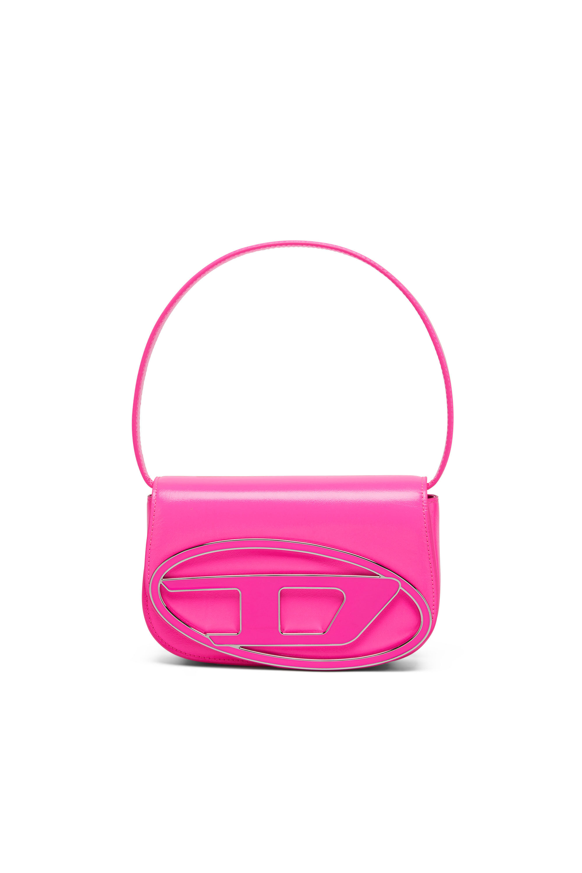 Diesel - 1DR, 1DR - Sac iconique à bandoulière en cuir fluo Femme in Rose - 1