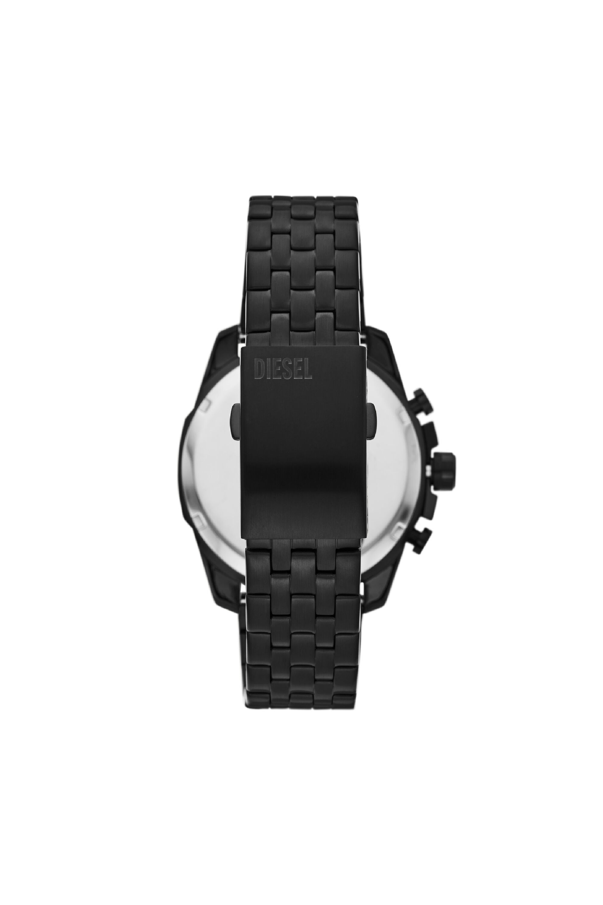 Men's Baby Chief Chronograph stainless steel watch | Black | Diesel US