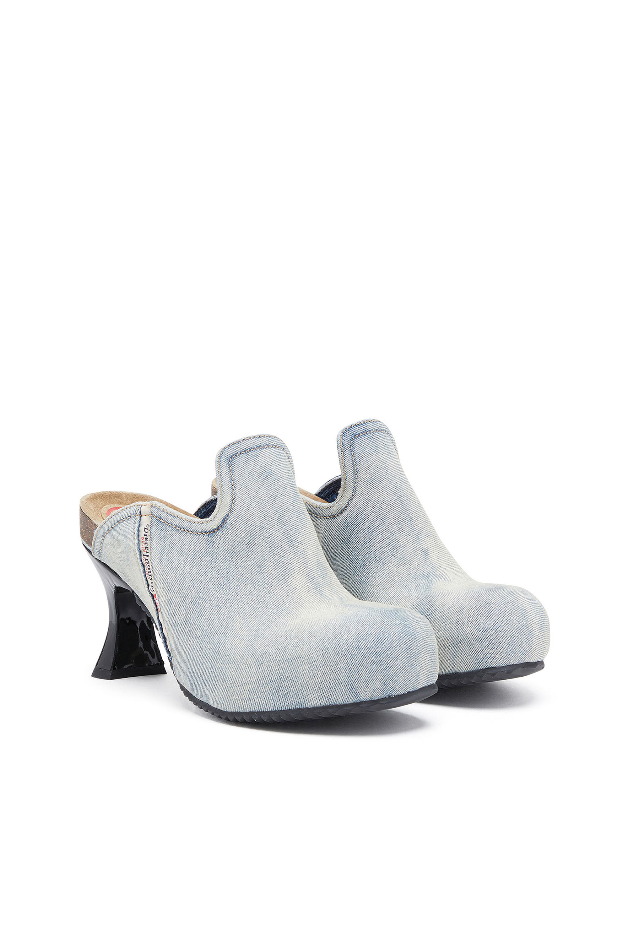Diesel - D-WOODSTOCK ML W, Female's D-Woodstock-Denim mules in Blue - 2