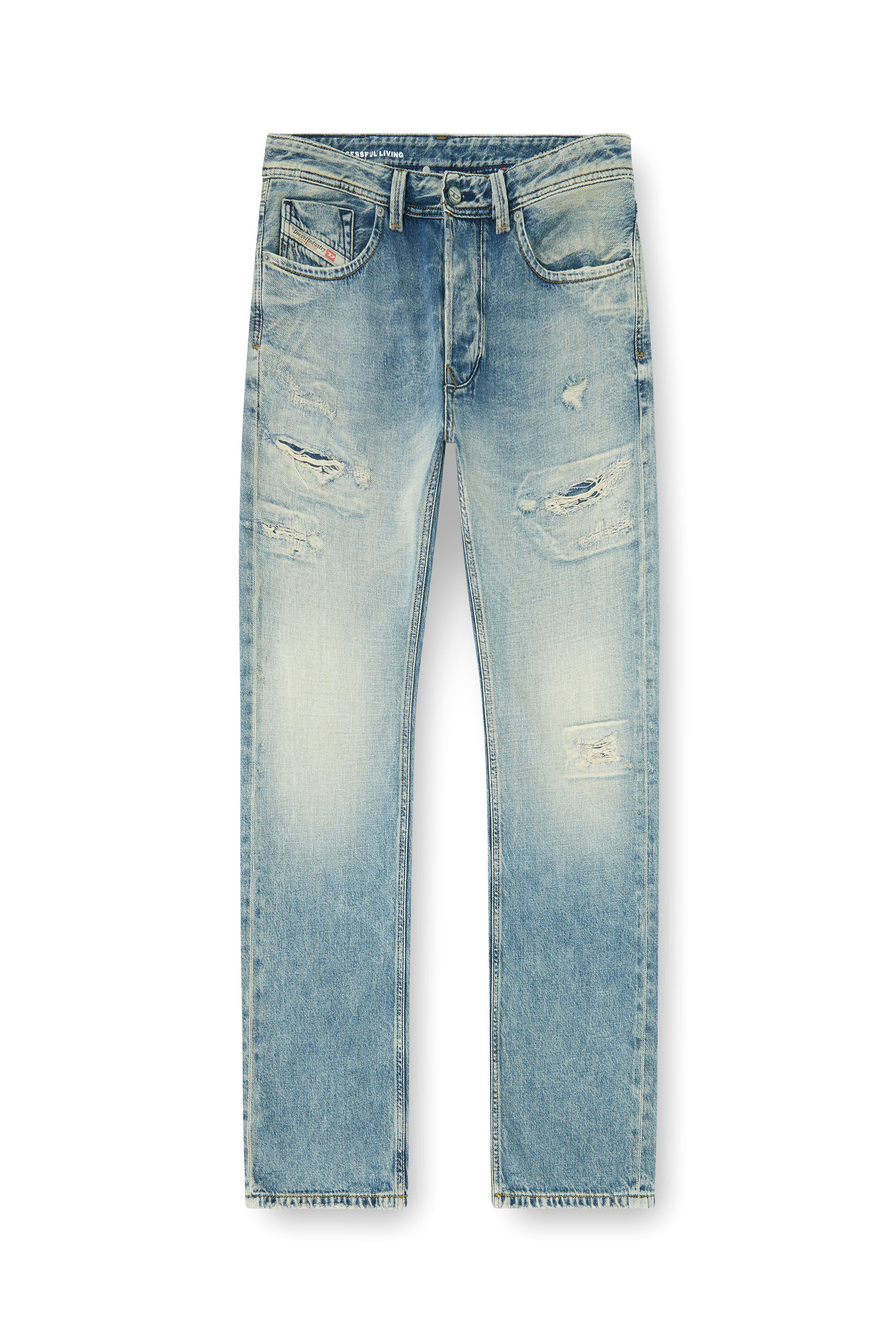 Men's Regular Jeans | Medium Blue | Diesel 1985 Larkee