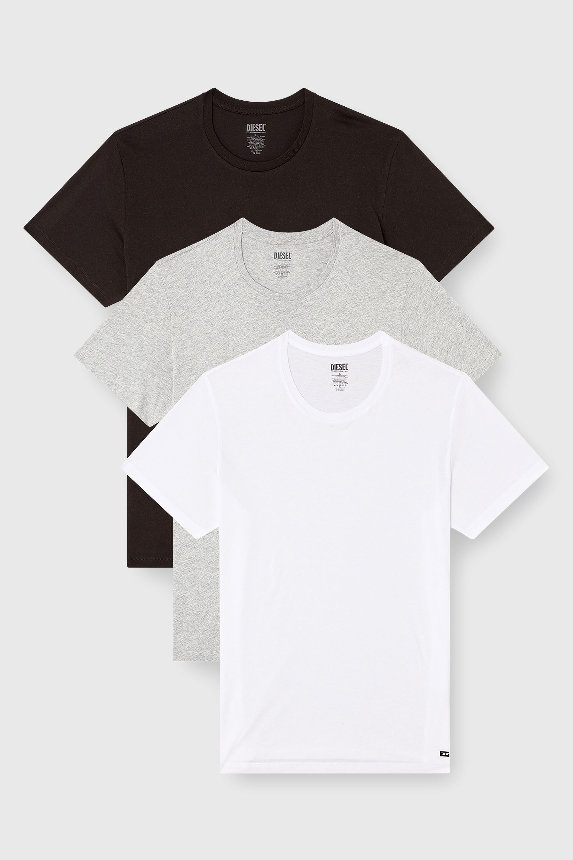 Men's Three-pack of T-shirts | Multicolor | Diesel US