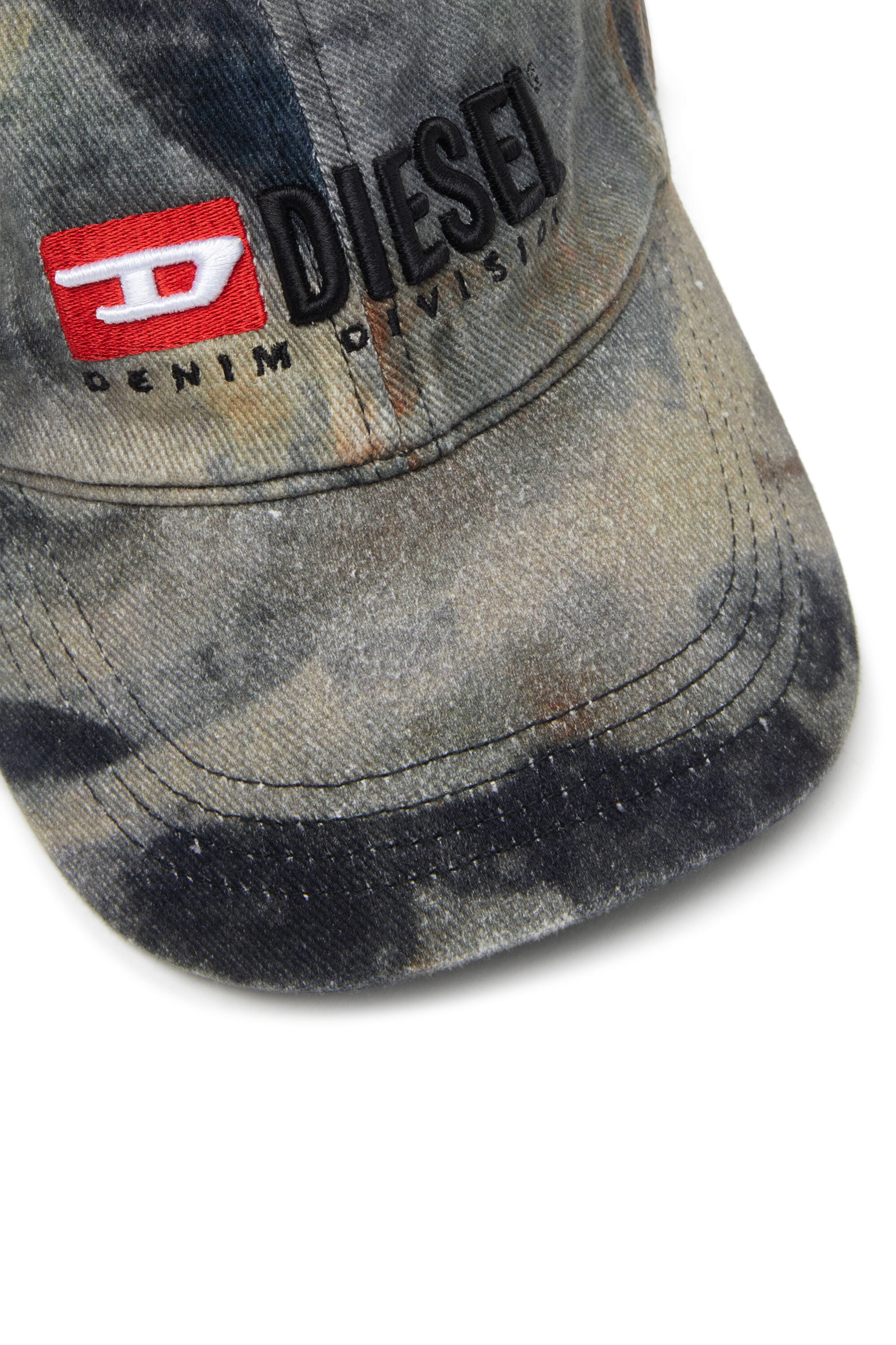Men's Baseball cap with all-over camo print | Multicolor | Diesel US