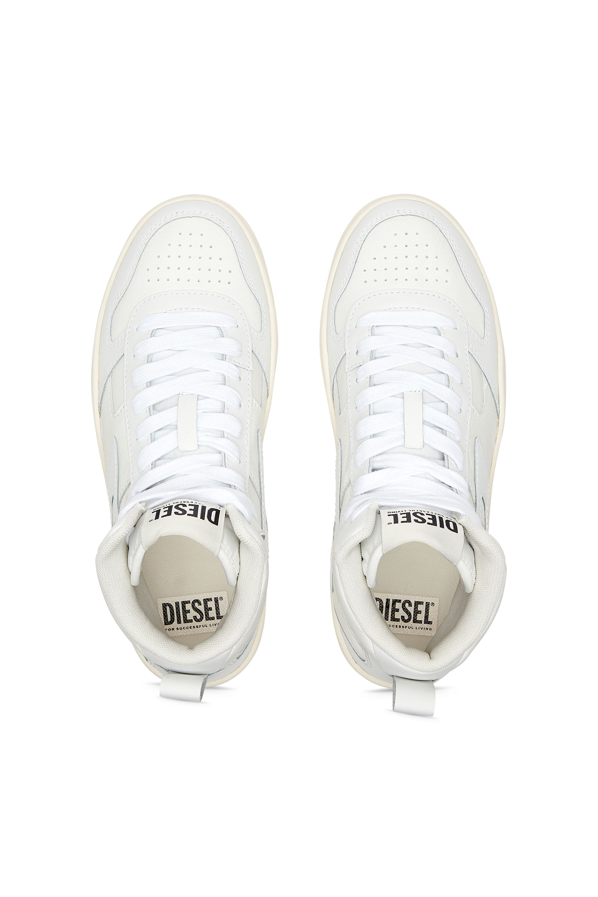 Diesel - S-UKIYO V2 LOW, Female's S-Ukiyo V2 Mid W - High-top sneakers with D branding in White - 4