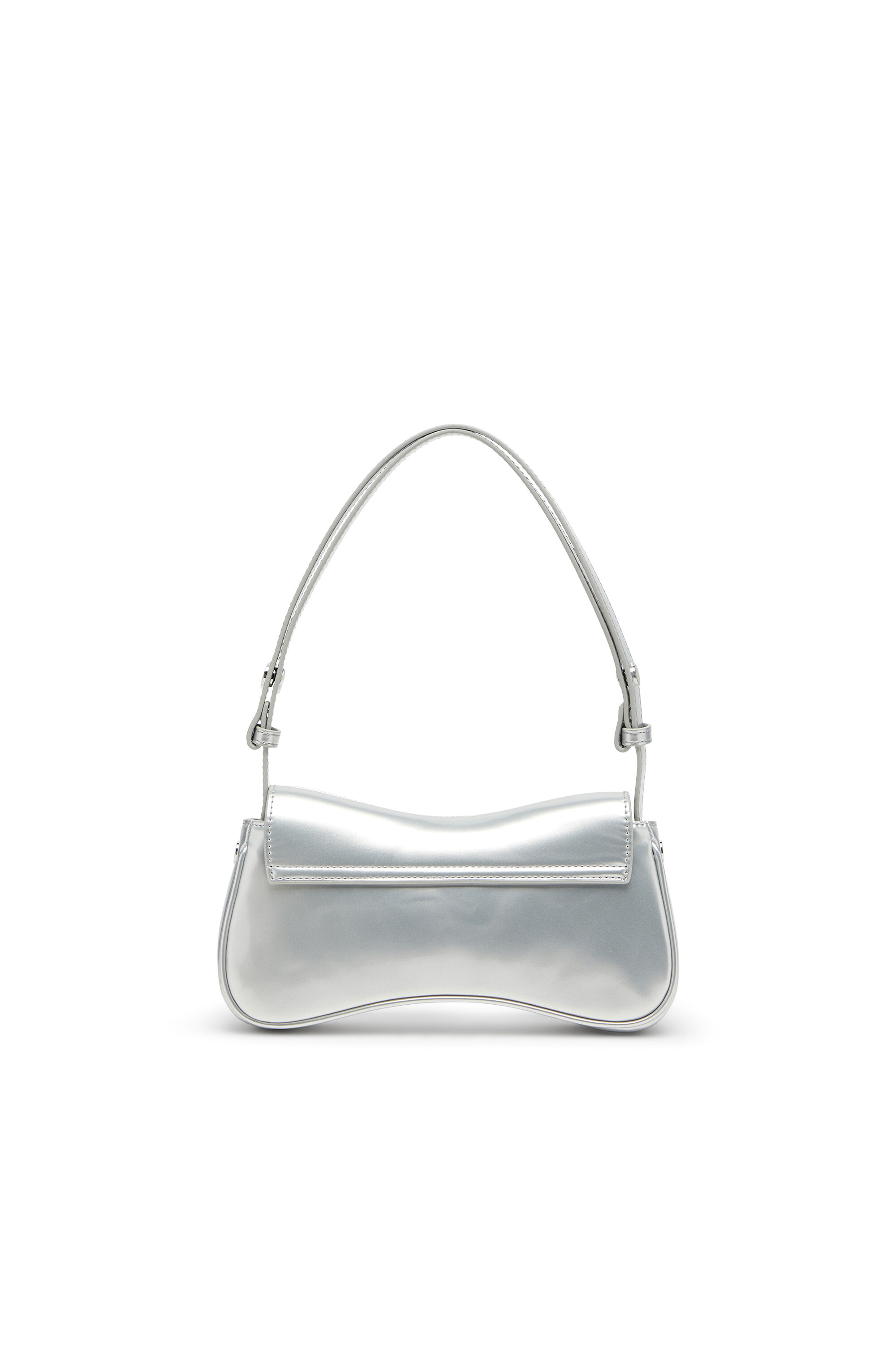 Diesel - PLAY CLUTCH, Female's Play-Clutch in metallic PU in Silver - 2