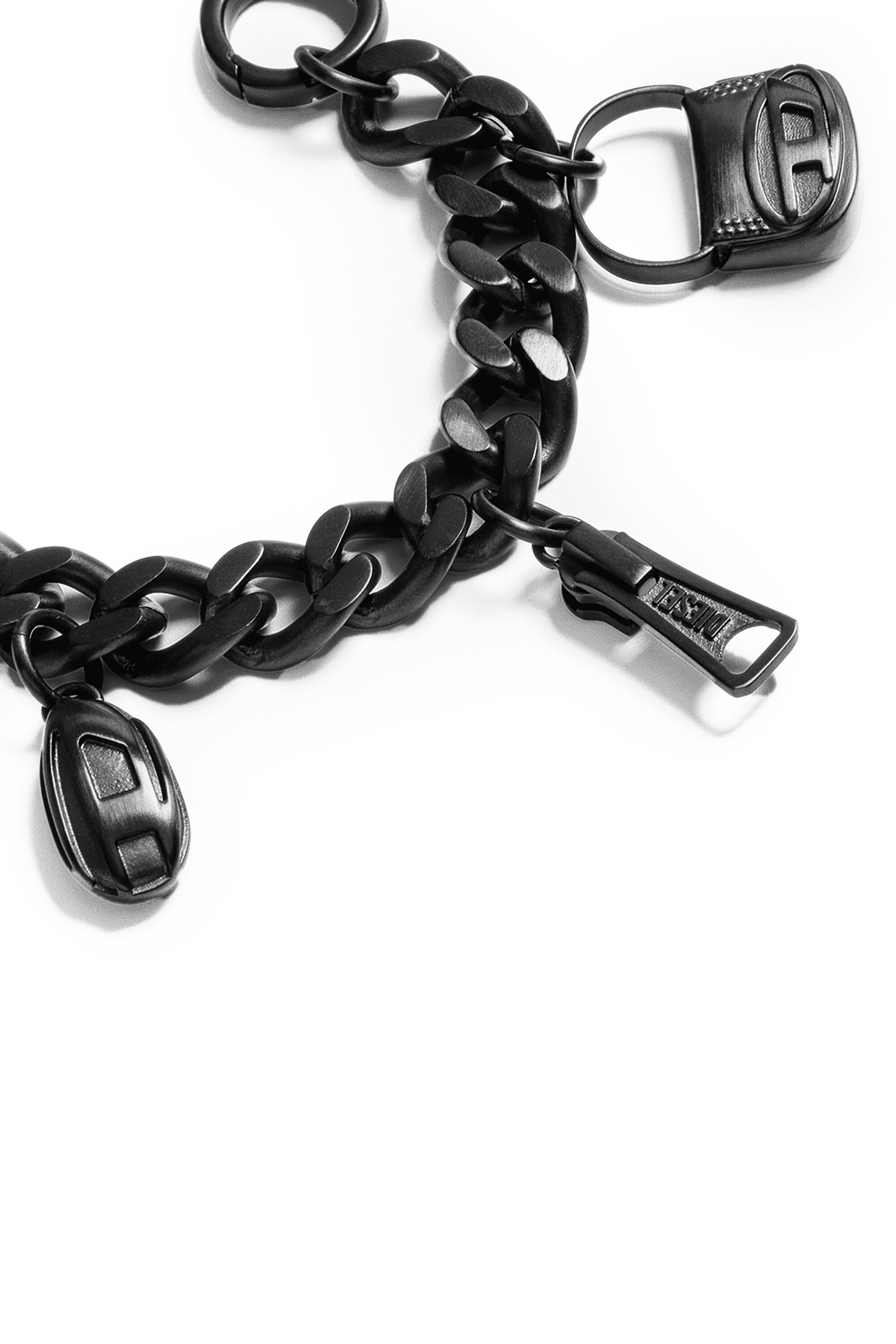 Women's Charm Thick Gun Metal | Black | Diesel {{Country}}