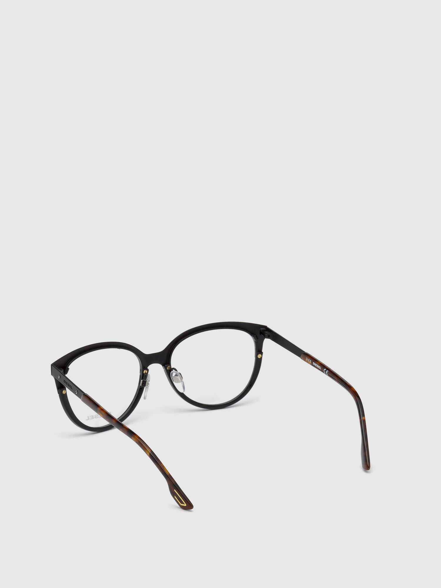 Diesel - DL5217, Woman's Acetate eyeglasses with cat-eye shape in Black - 2