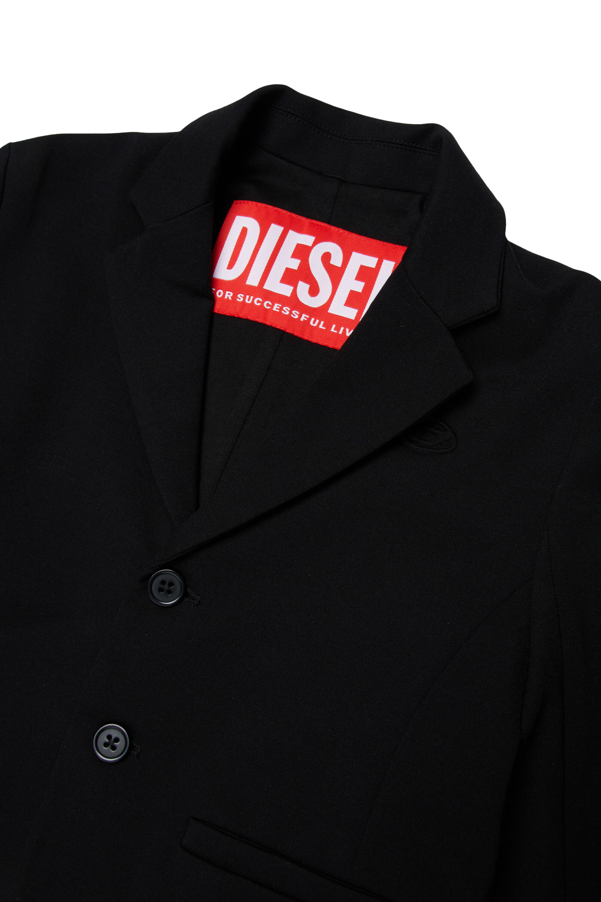Diesel - JDAMY, Woman's Cropped blazer with welt pockets in Black - 3