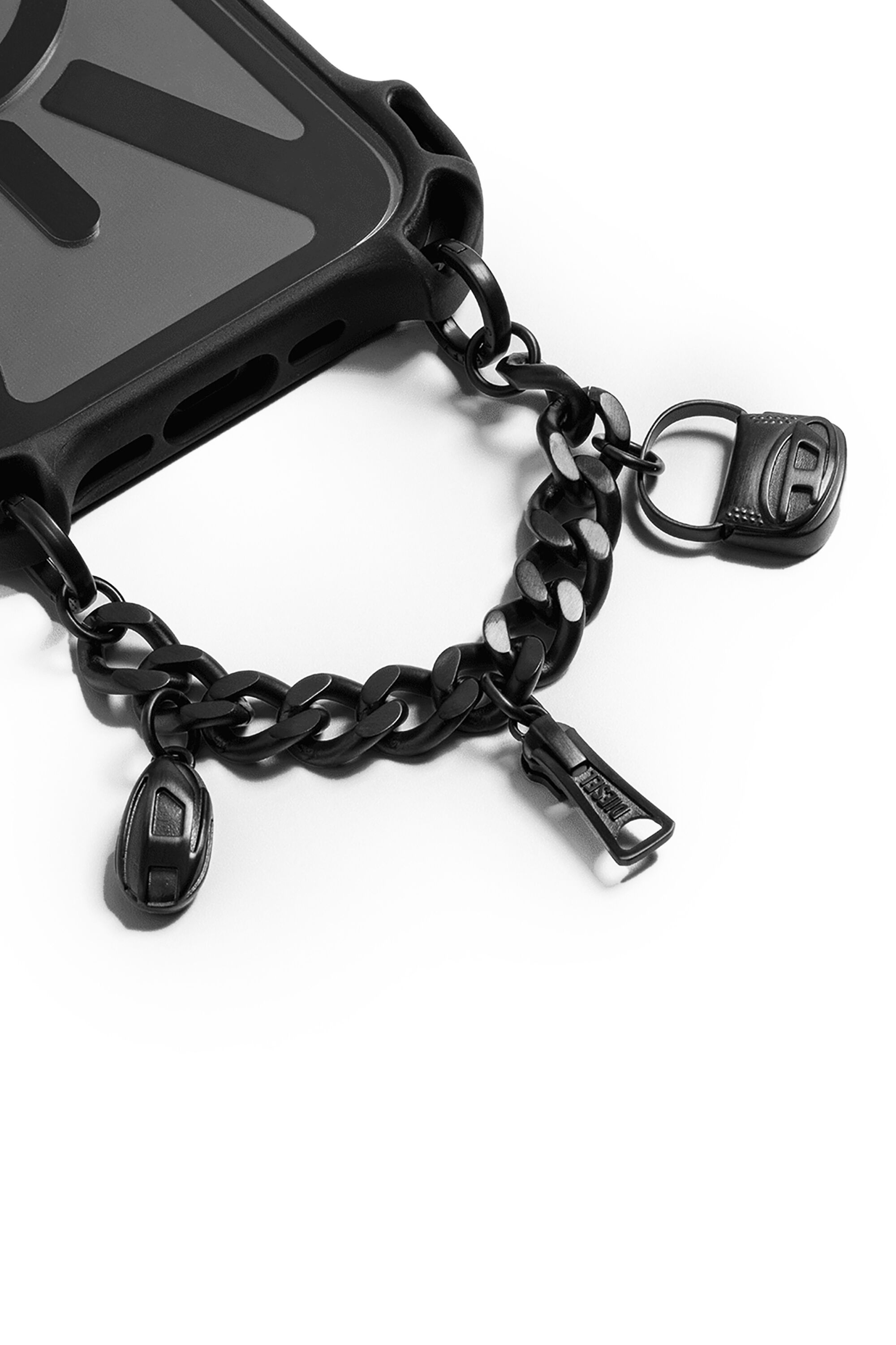 DIESEL × CASETiFY CHAIN + CHARMS2点セット Women's Charm Thick Gun Metal | Black | Diesel {{Country}}