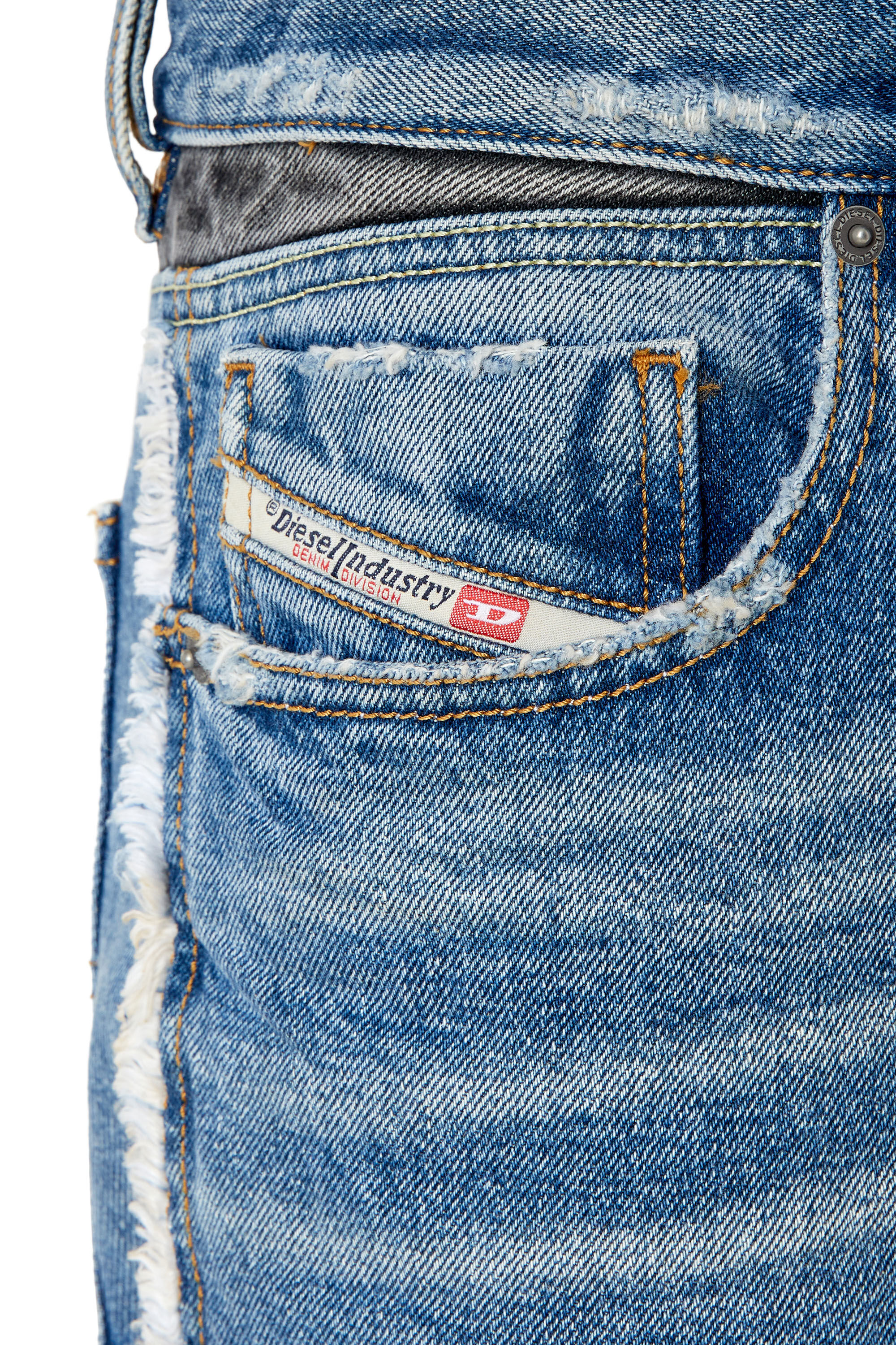 Diesel - Straight Jeans 1995 D-Sark 09F20, Straight Jeans - 1995 D-Sark Homme in Bleu - 5