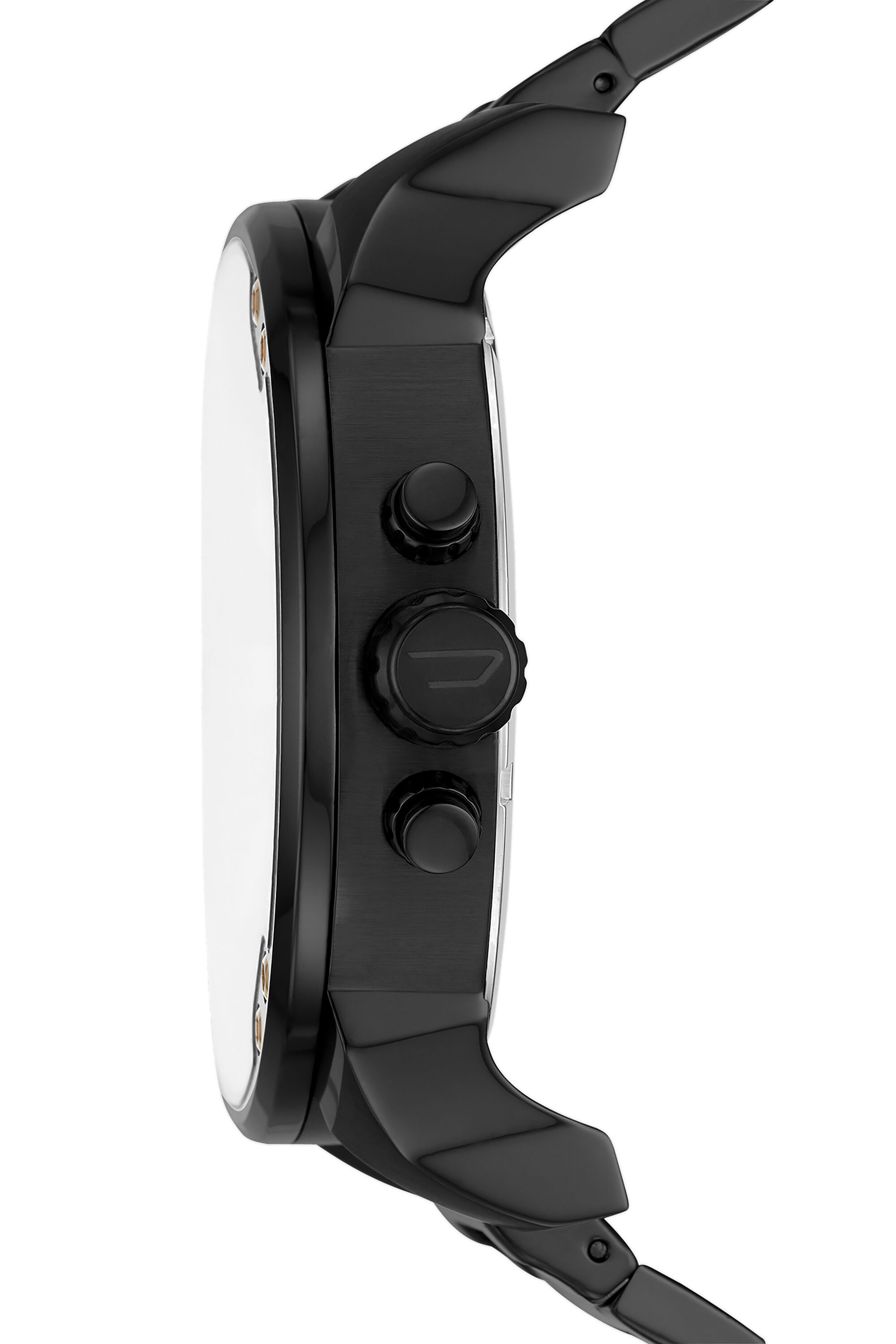Diesel - DZ7435, Male's Mr. Daddy 2.0 chronograph black stainless steel watch in Black - 3