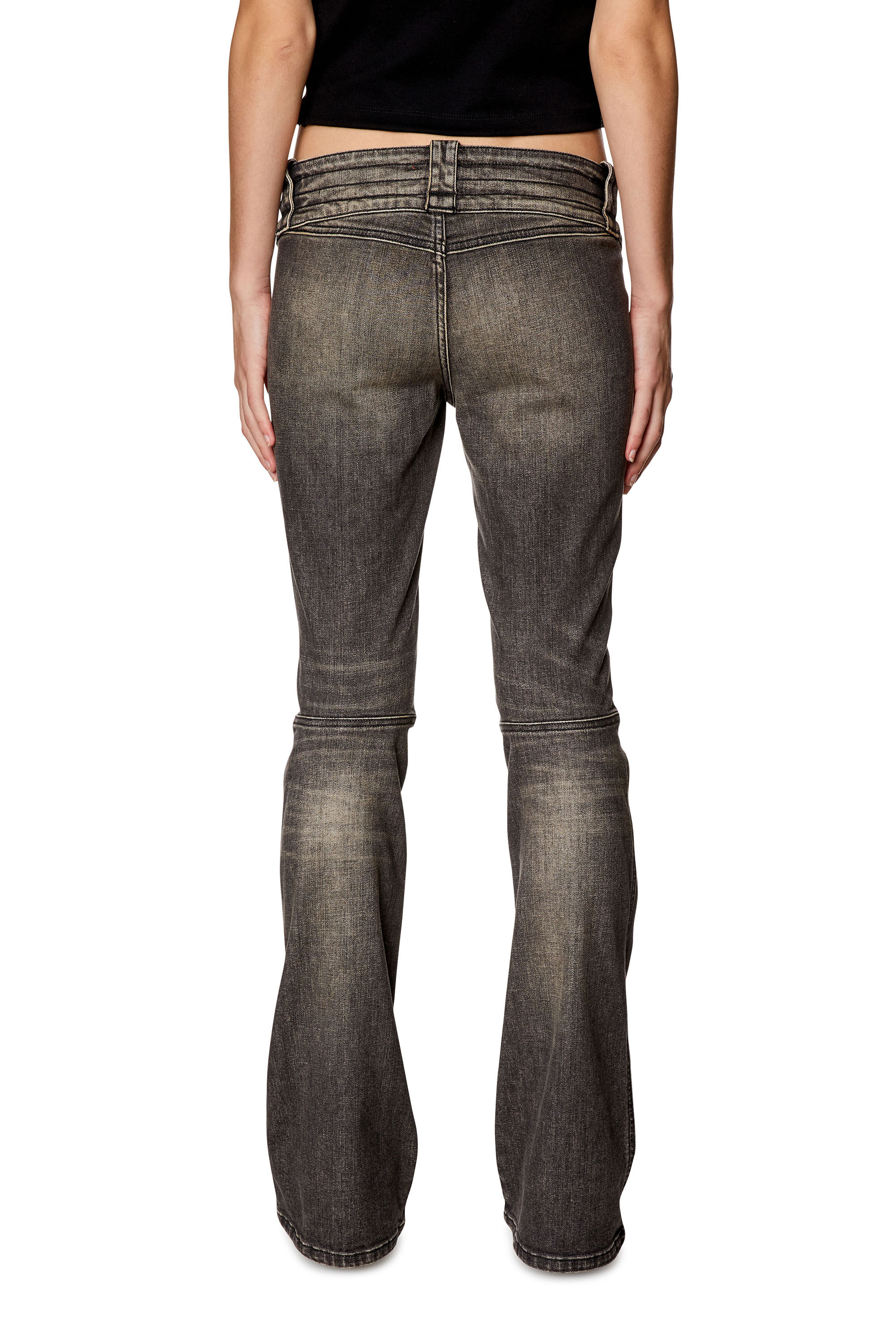 Diesel - Woman's Bootcut Jeans Belthy 0JGAL, Black/Dark grey - 5