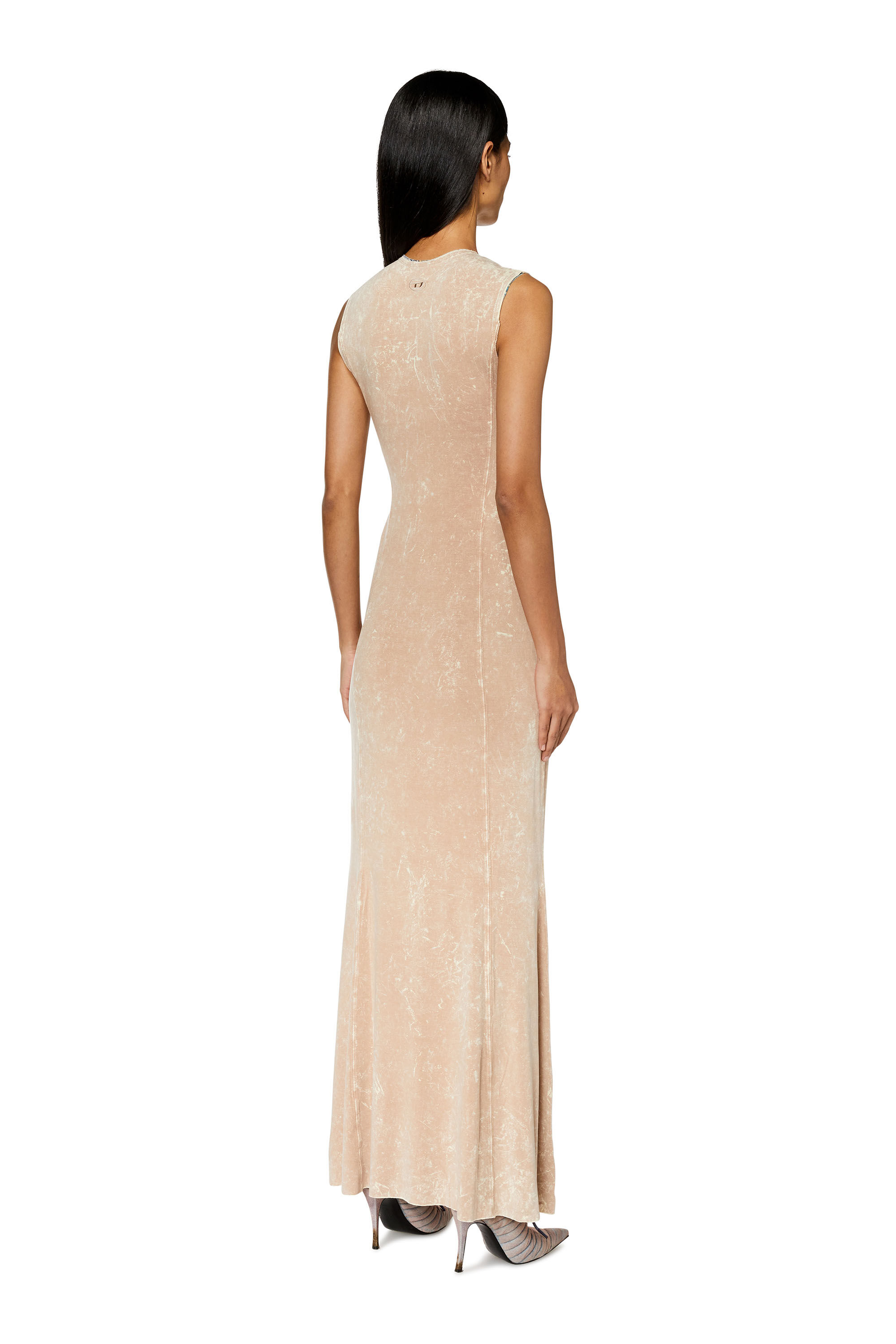 beige marble dress ShopVarenne main image 1