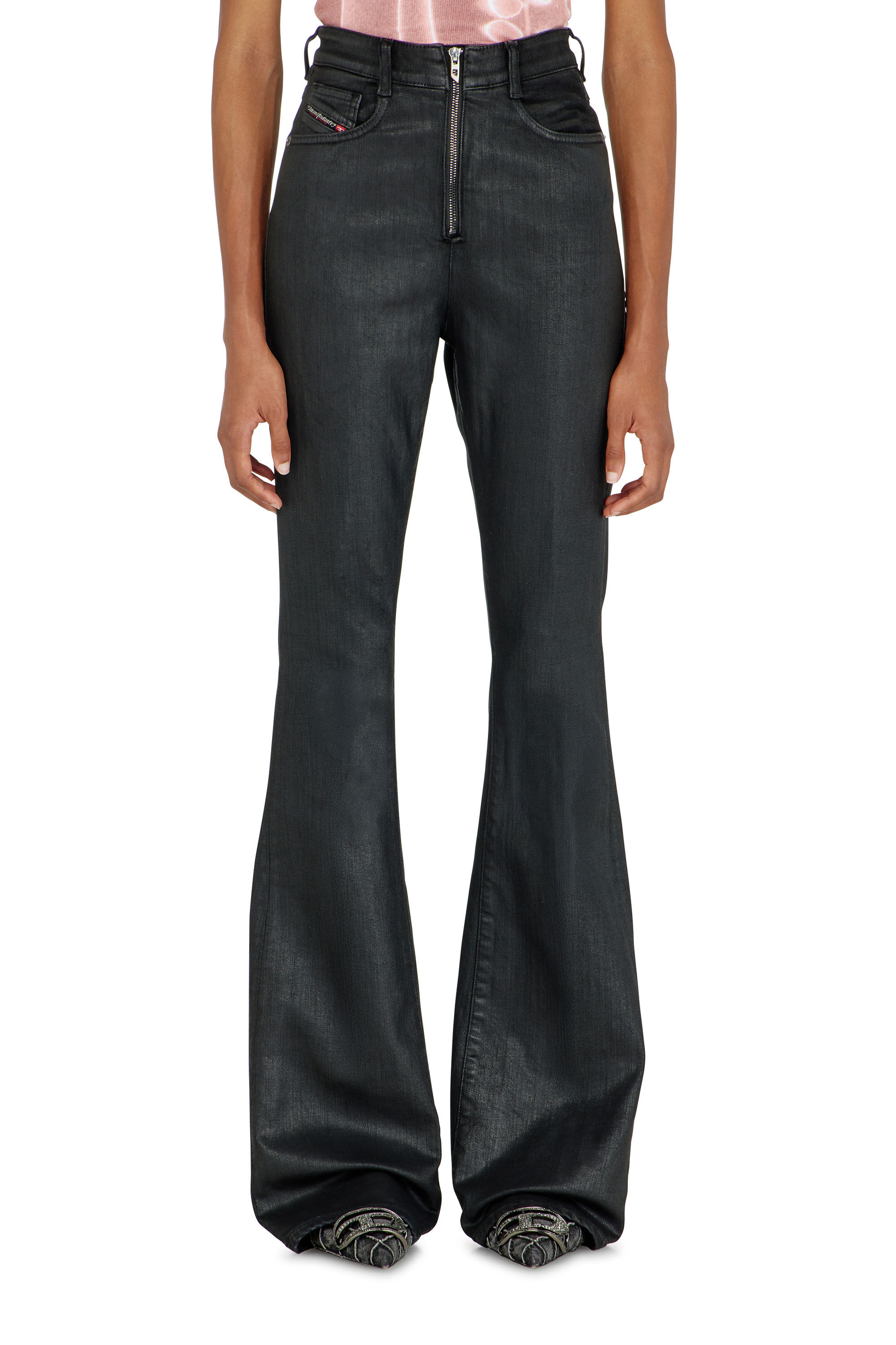 Diesel - Woman's Bootcut Jeans 1973 D-Partt 09P78, Black/Dark grey - 4