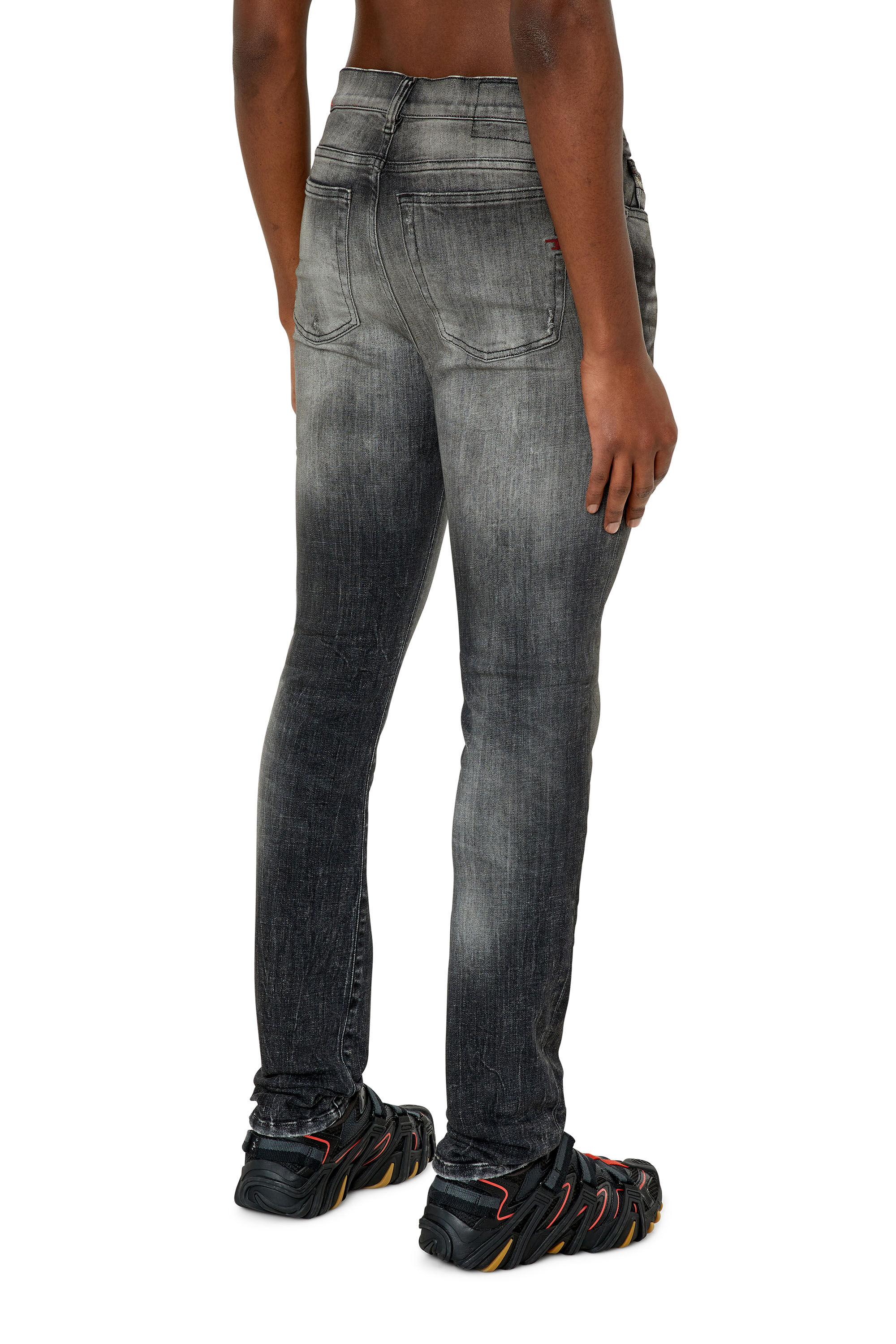 1983 D-Amny Man: skinny Black/Dark grey Jeans | Diesel