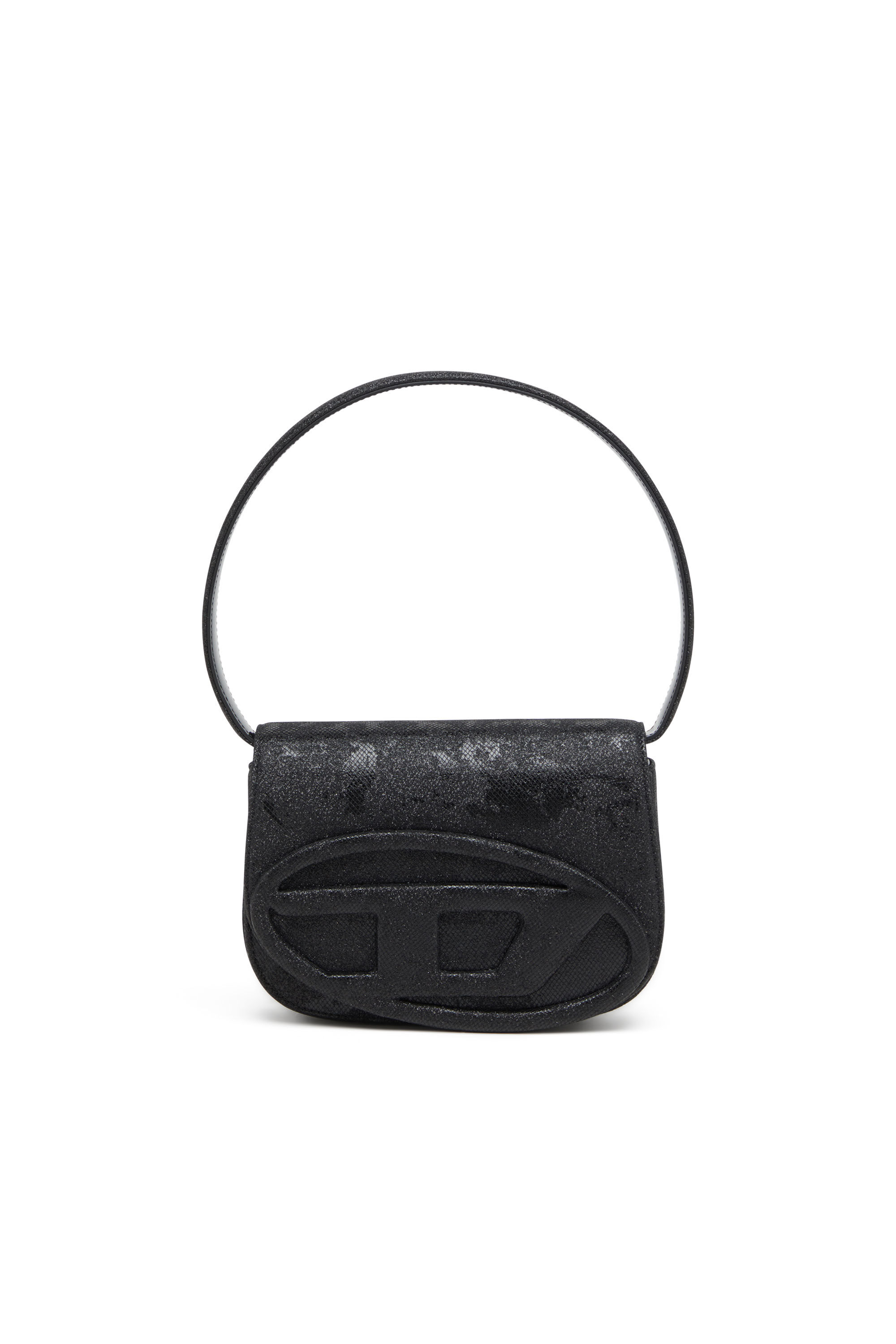 ◆DIESEL◆ 1DR Shoulder Bag Black X08396P8036T8013 X08396P80 Women's 1DR-Iconic shoulder bag in mirror leather | Black