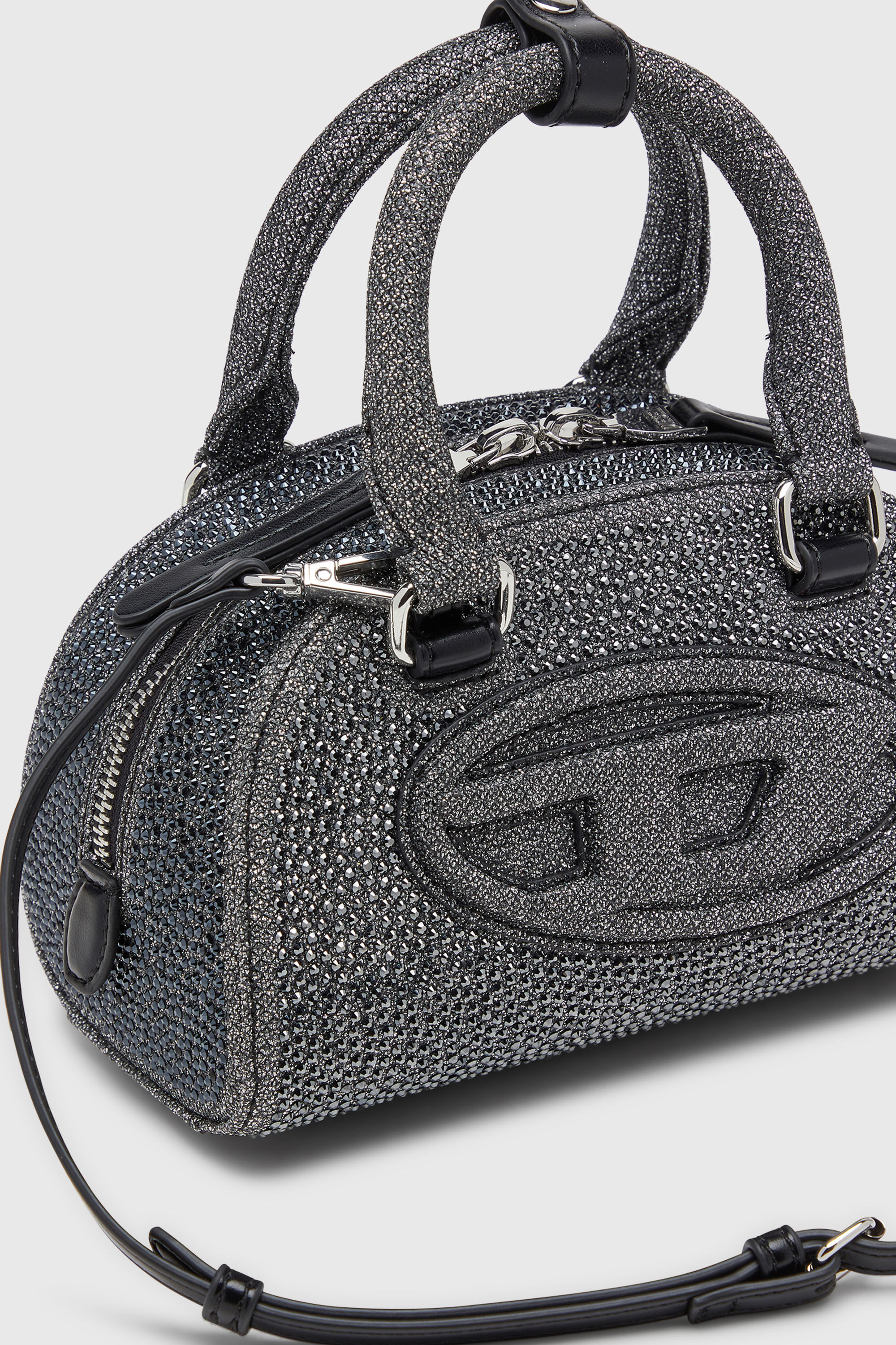 Women's 1DR Dome - Small bowling bag in crystal Lurex | Black