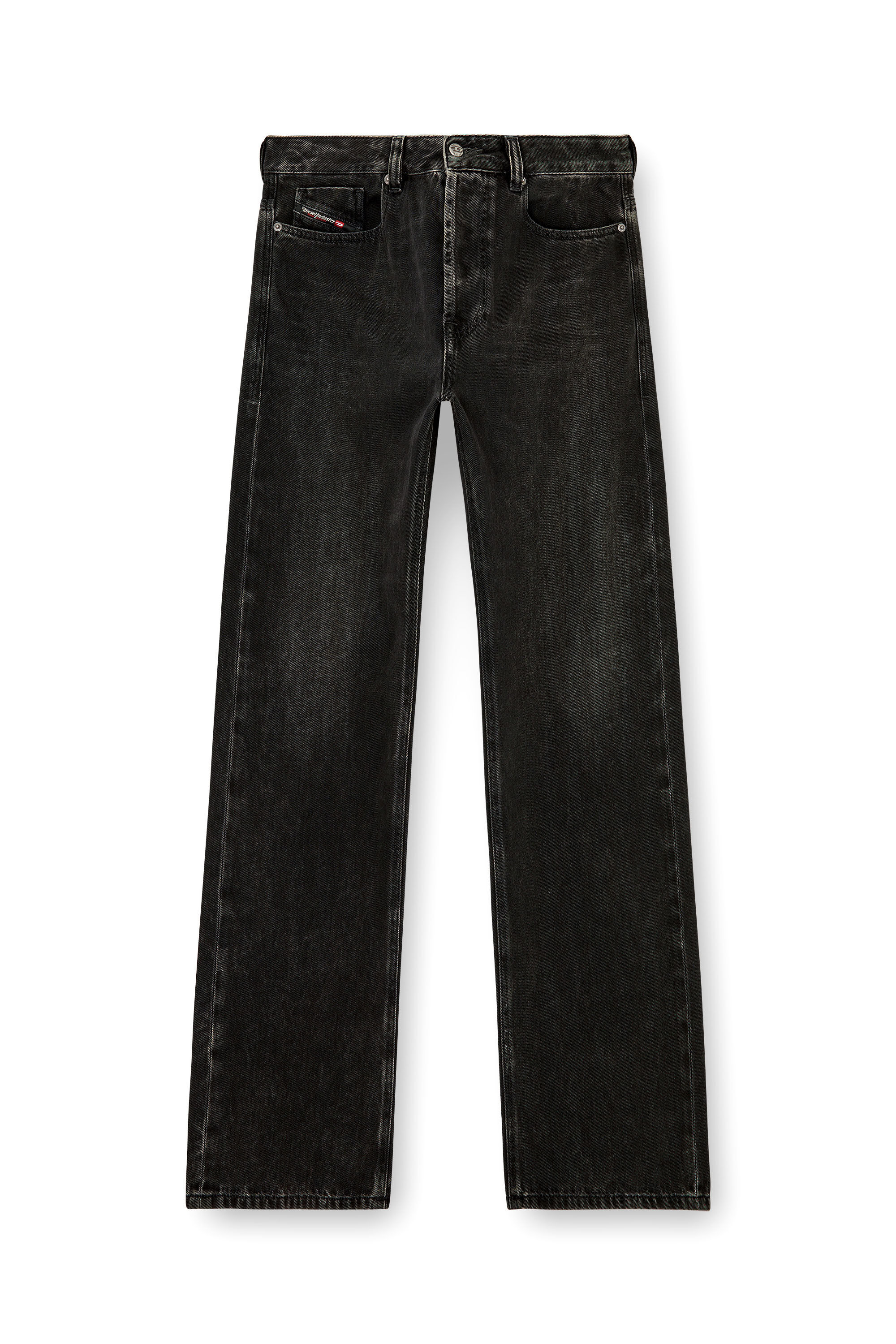 Diesel - Man's Relaxed Jeans 1980 D-Eeper 09J96, Black/Dark grey - 6