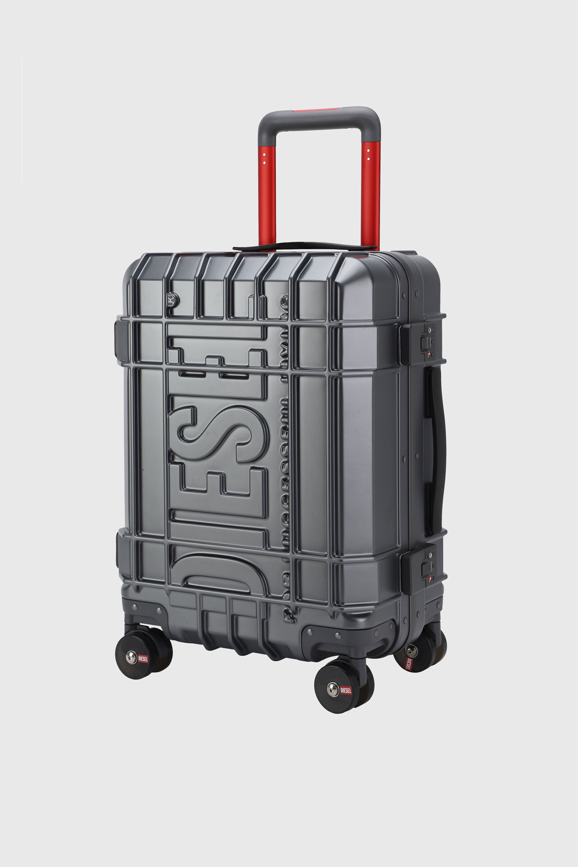 Diesel - DIESEL PC STRONG IMAGE TROLLEY- DSL003, Valise robuste taille S Mixte in Gris - 5