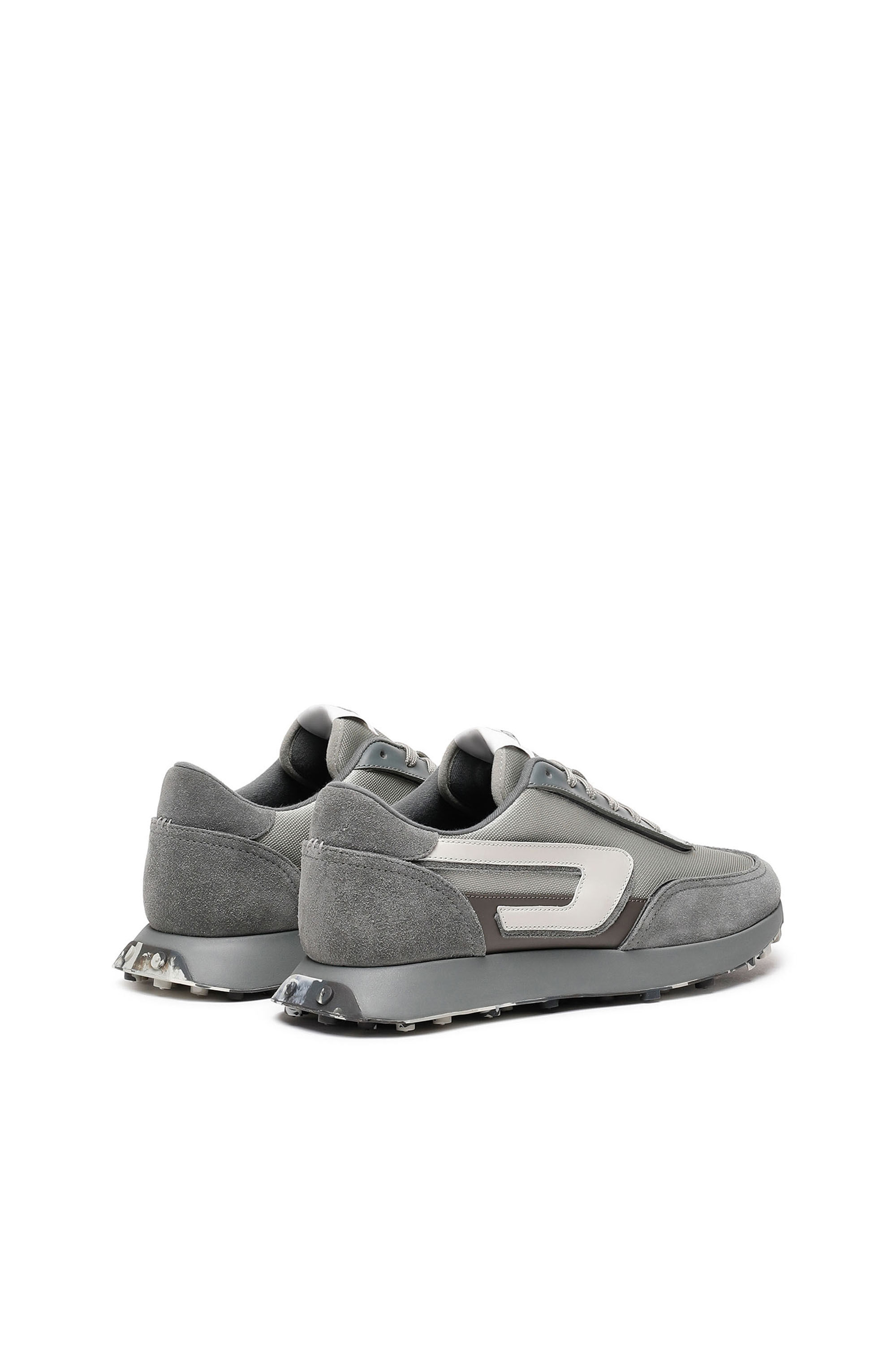 Diesel - S-RACER LC, S-Racer Lc - Sneakers en mesh et daim avec semelle camouflage Homme in Beige - 3