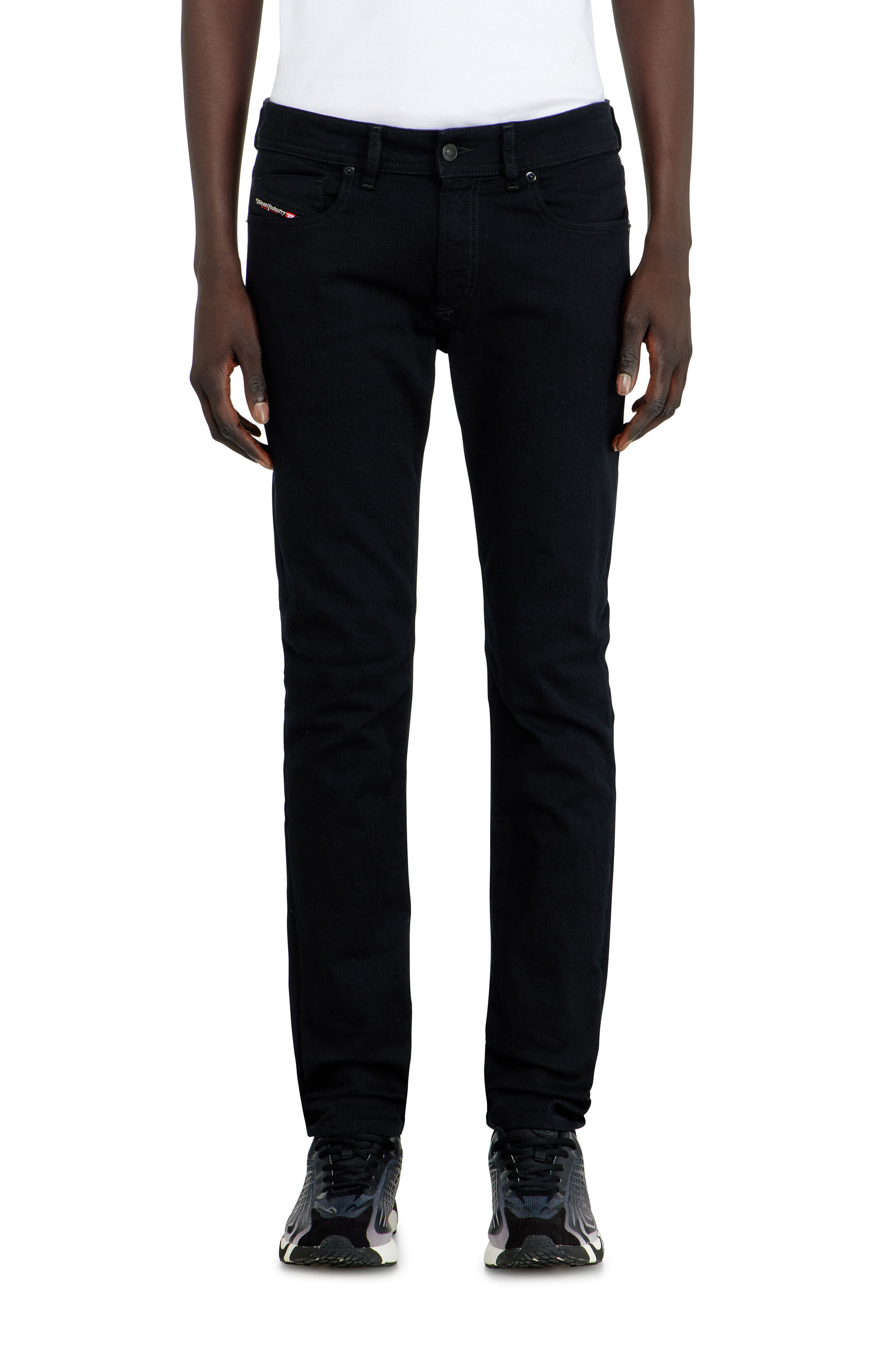 1979 SLEENKER Man: Skinny Jeans low waist | Black/Dark grey | Diesel