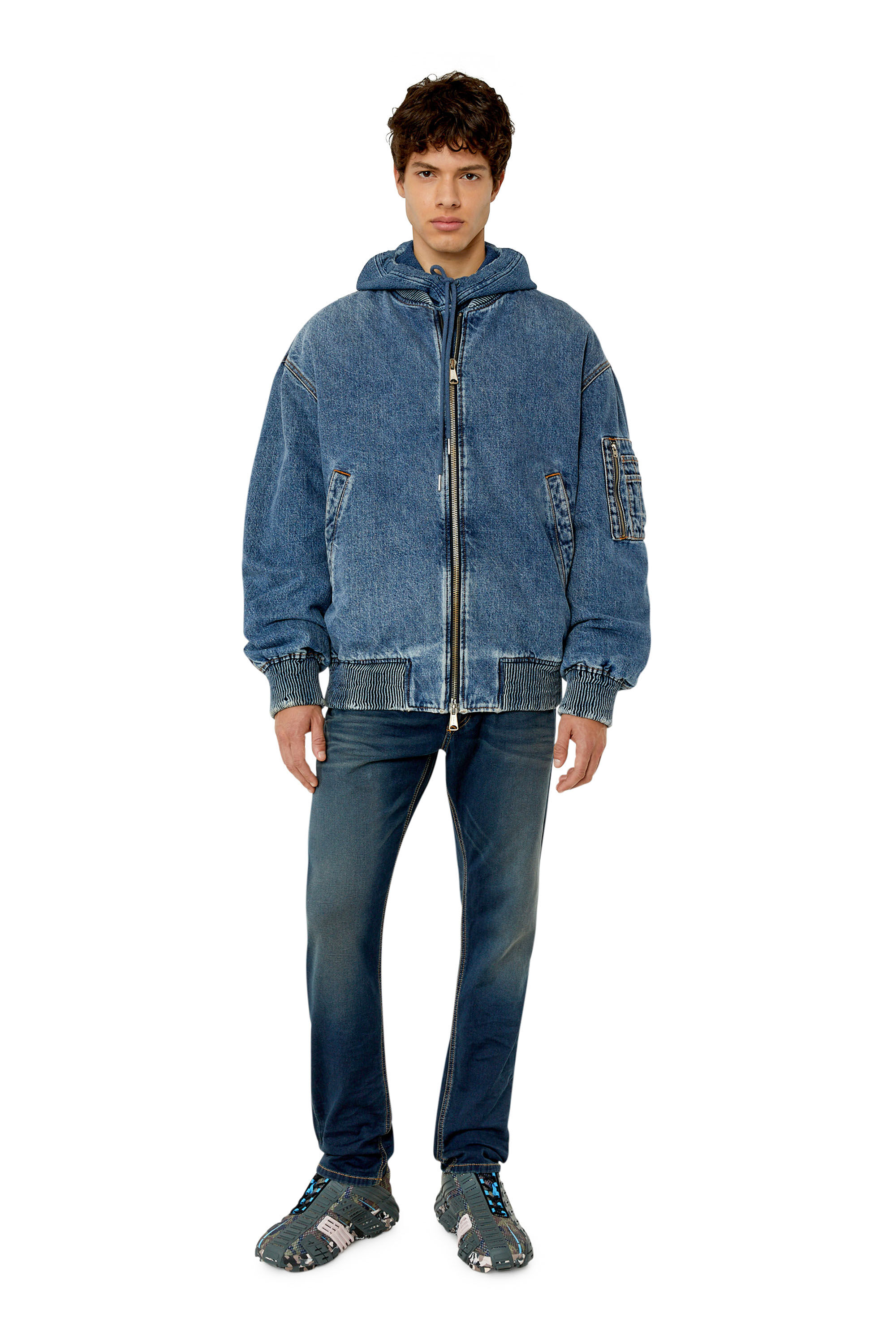 Diesel - Male's Regular 2030 D-Krooley Joggjeans® E69UB, Dark Blue - 1