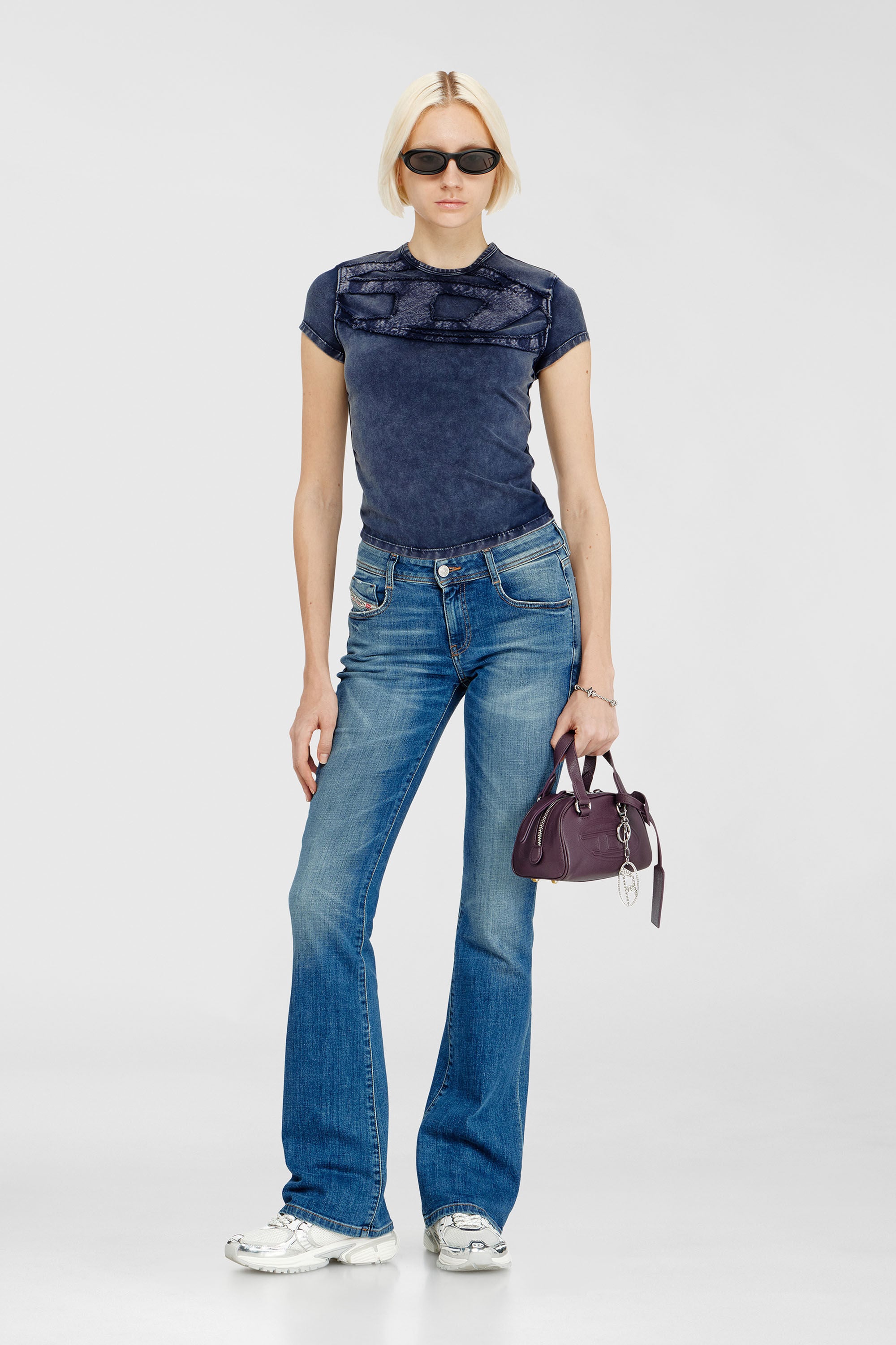 Diesel - Female's Bootcut Jeans 1969 D-Ebbey 09J33, Medium Blue - 1