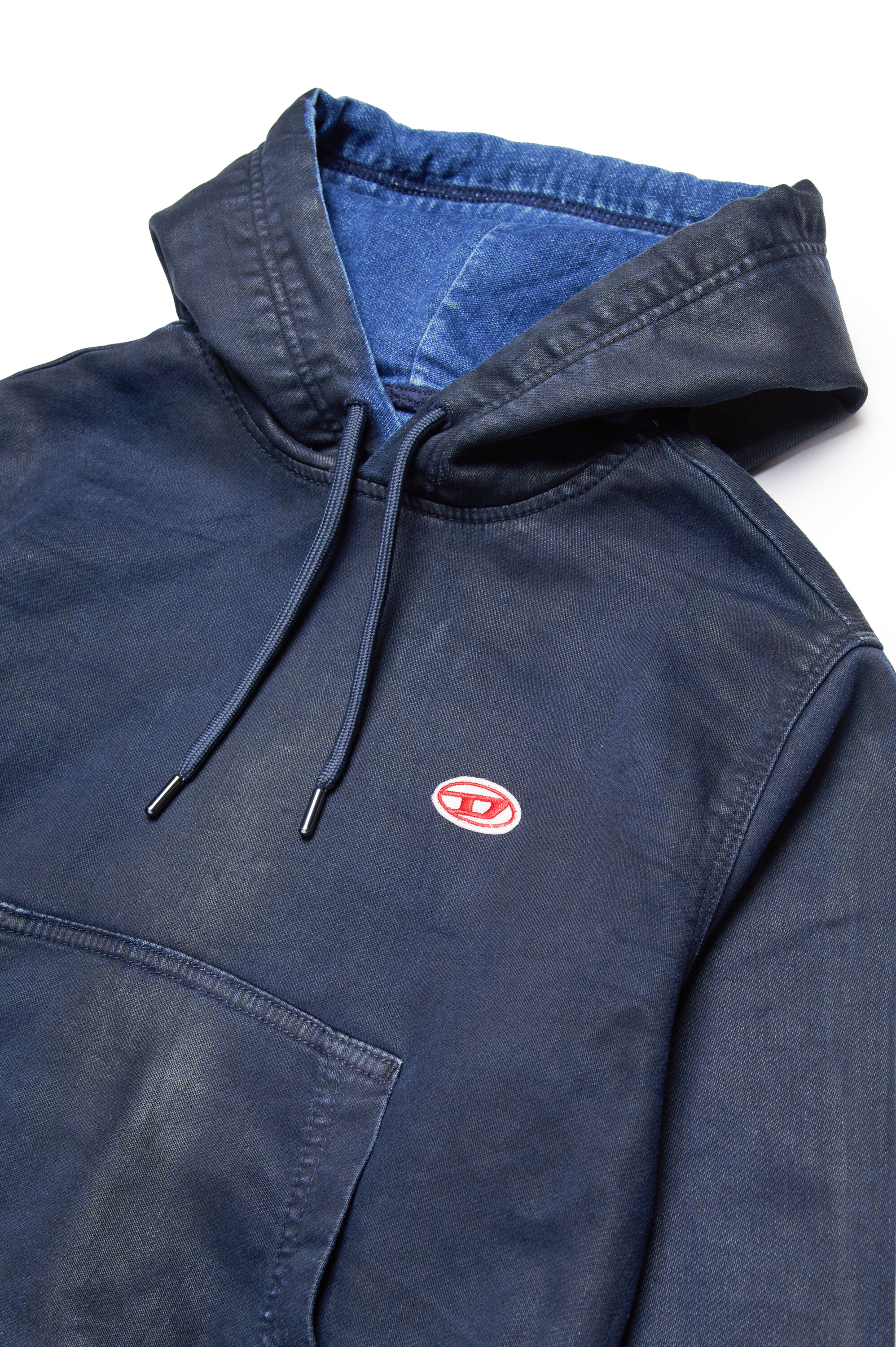 DIESEL◆パーカー/--/コットン/GRY/SUM-RIB-NE-OVER SUM-RIB-NE-OVER JJJ
