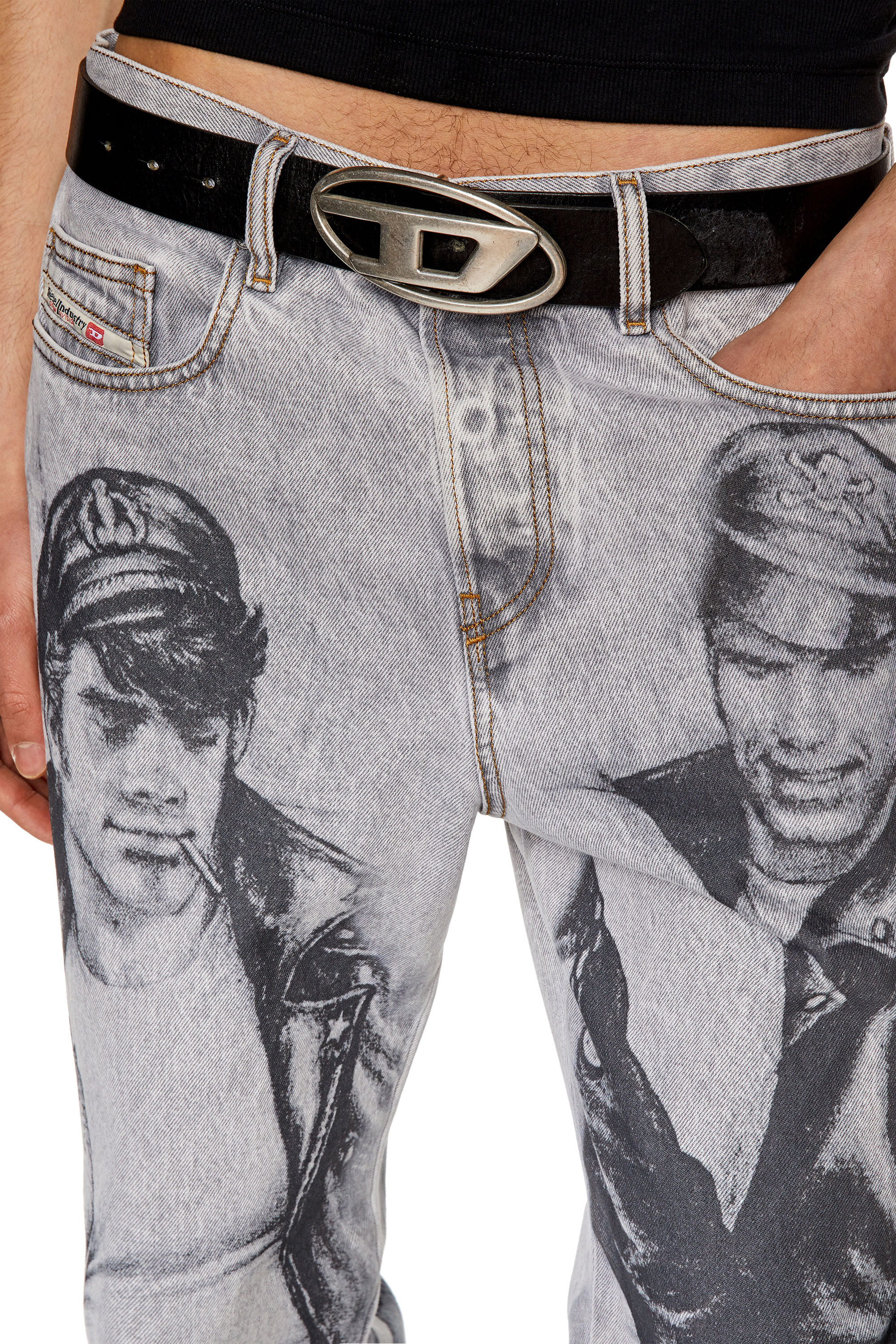 Diesel - Unisex's Straight Jeans 2020 D-Viker 007F8, Grey - 4