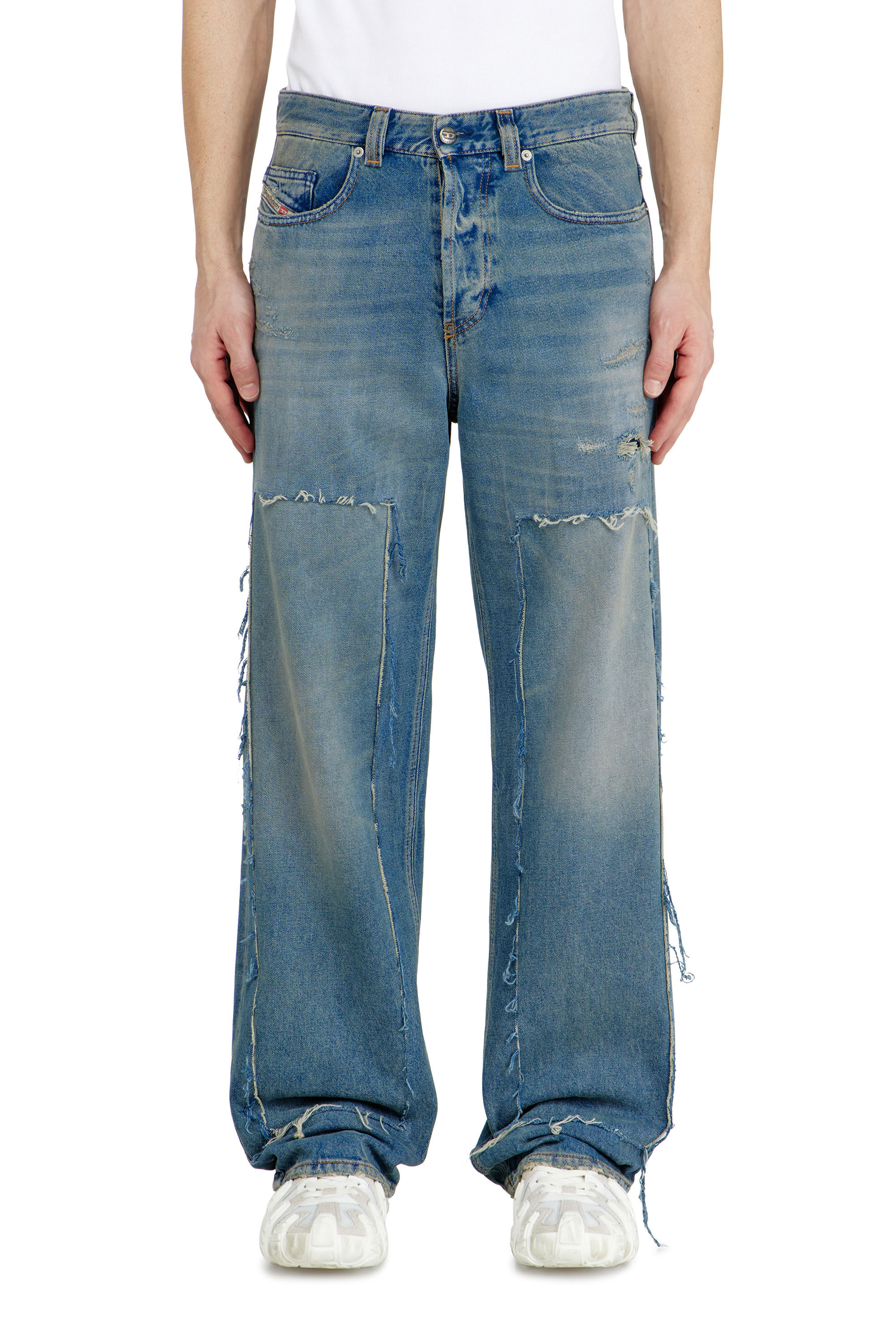 Men's Relaxed Jeans | Medium blue | Diesel 2001 D-Macro