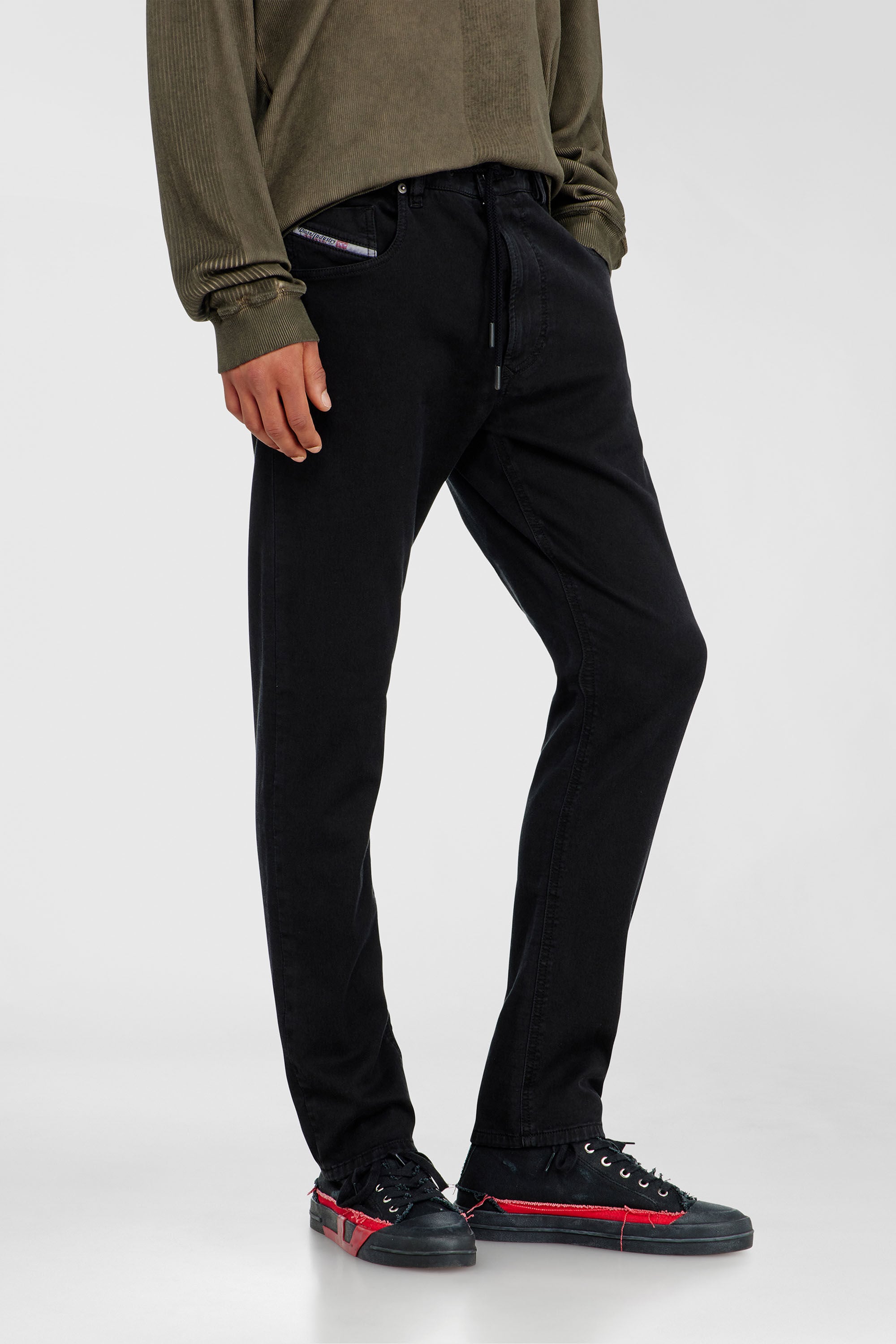 Men's Regular Jeans | Regular Waist 2032 D-Krooley Joggjeans®Black