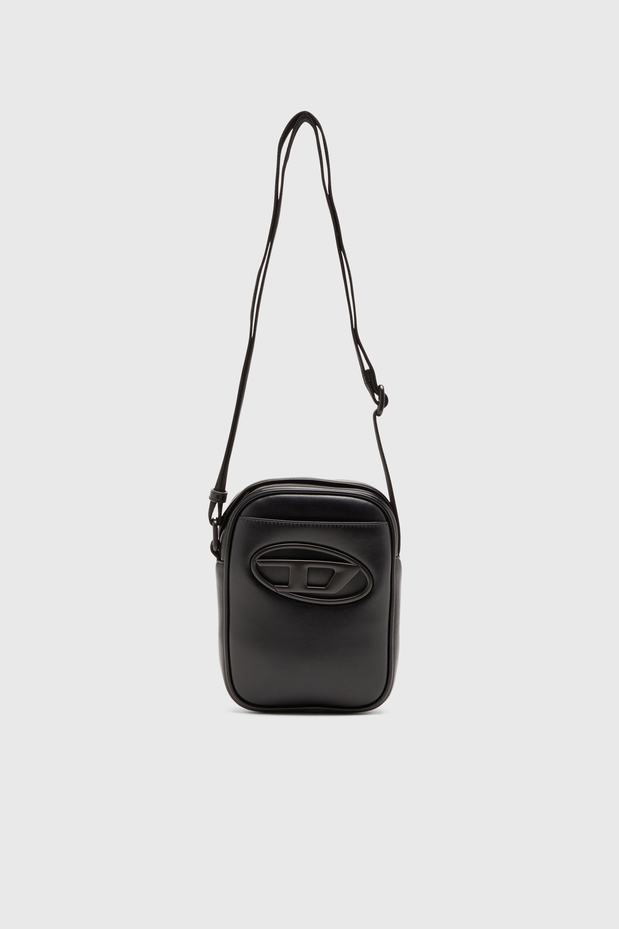 Diesel - HOLI-D CROSSBODY, Man's Holi-D-Crossbody bag in PU and neoprene in Black - 2