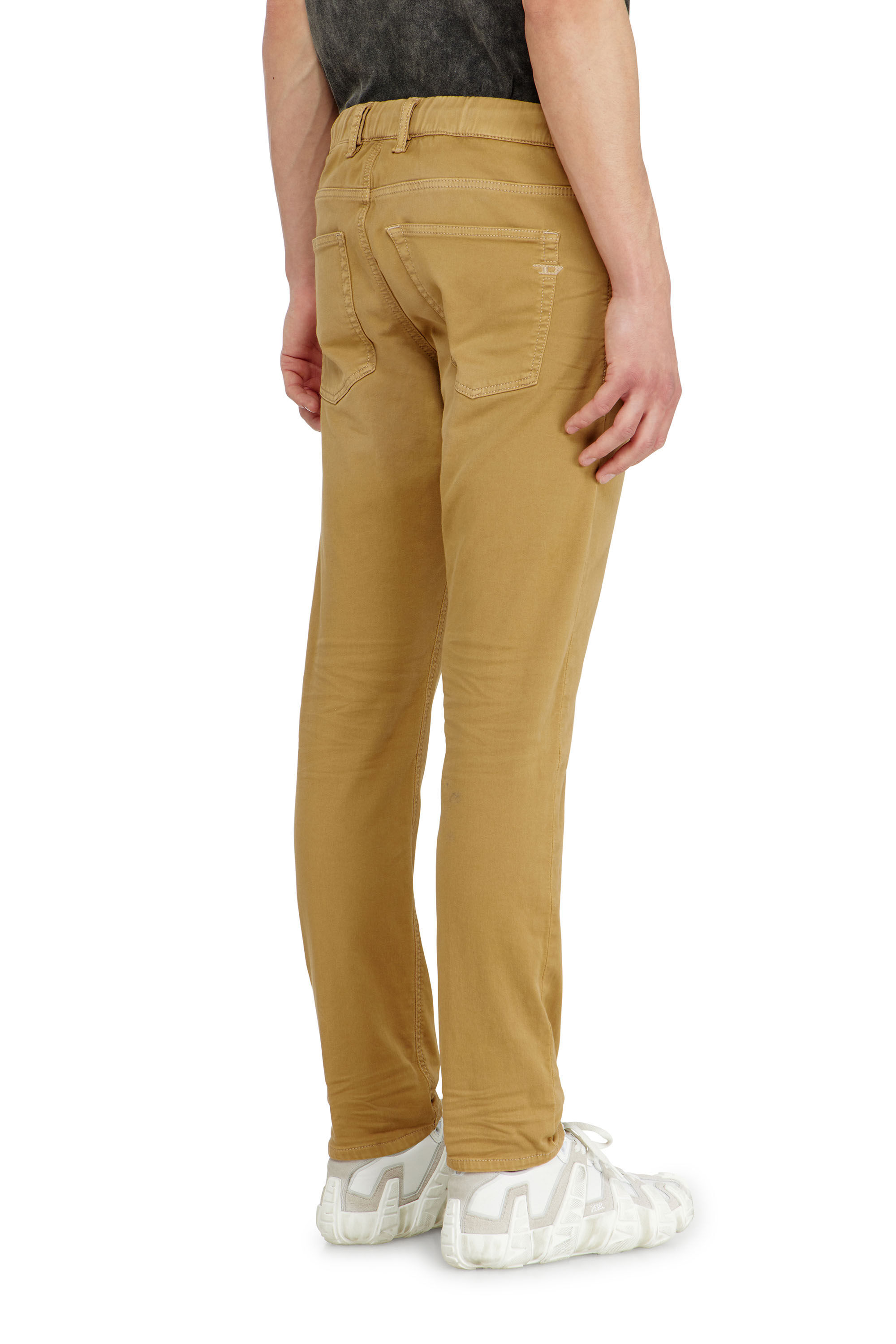 Men's Regular Jeans | Dark Beige | Diesel 2032 D-Krooley-BW Joggjeans®
