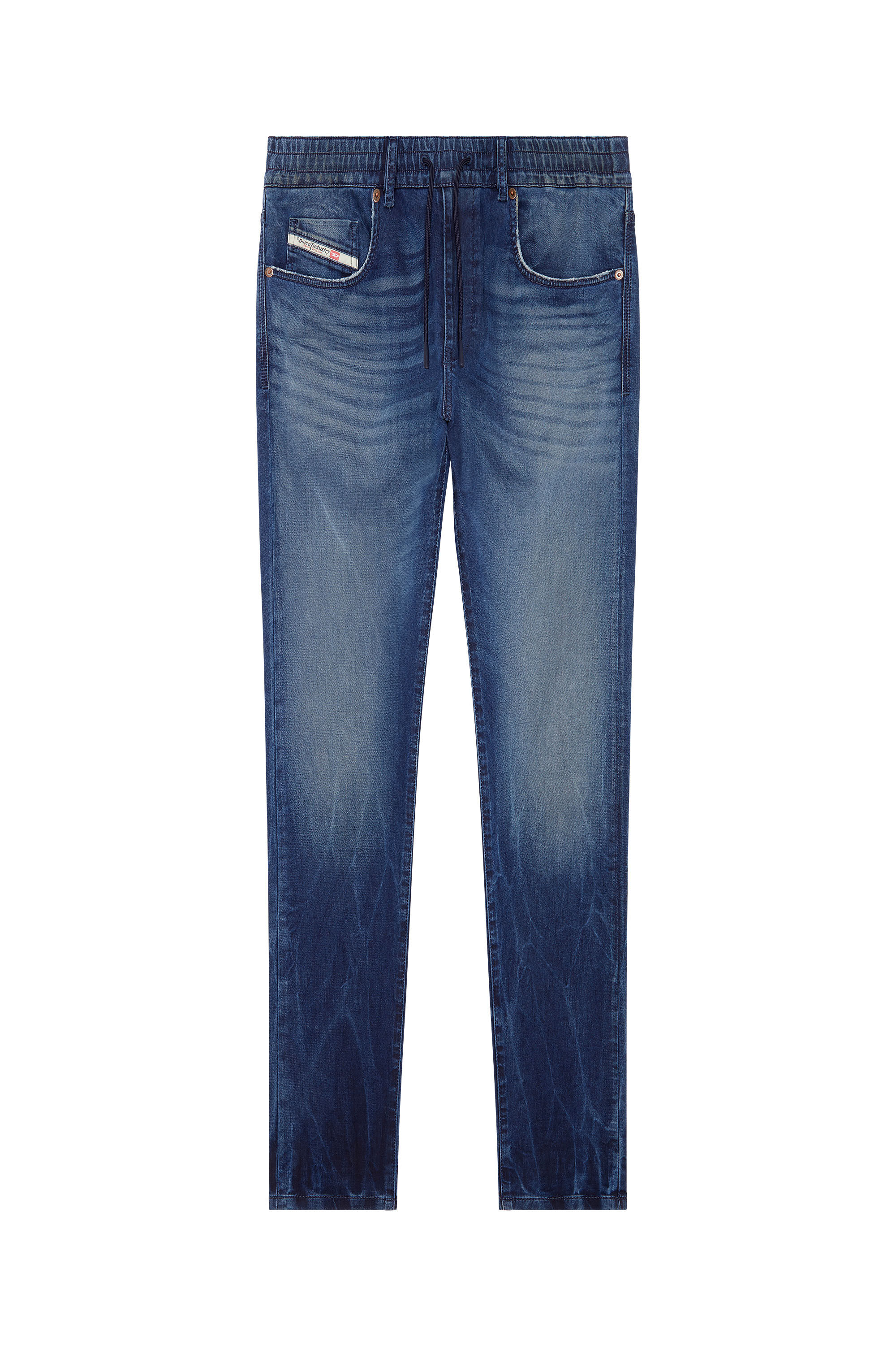 Diesel - Tapered 2030 D-Krooley Joggjeans® 068DV, Tapered 2030 D-Krooley Joggjeans® Homme in Bleu - 2