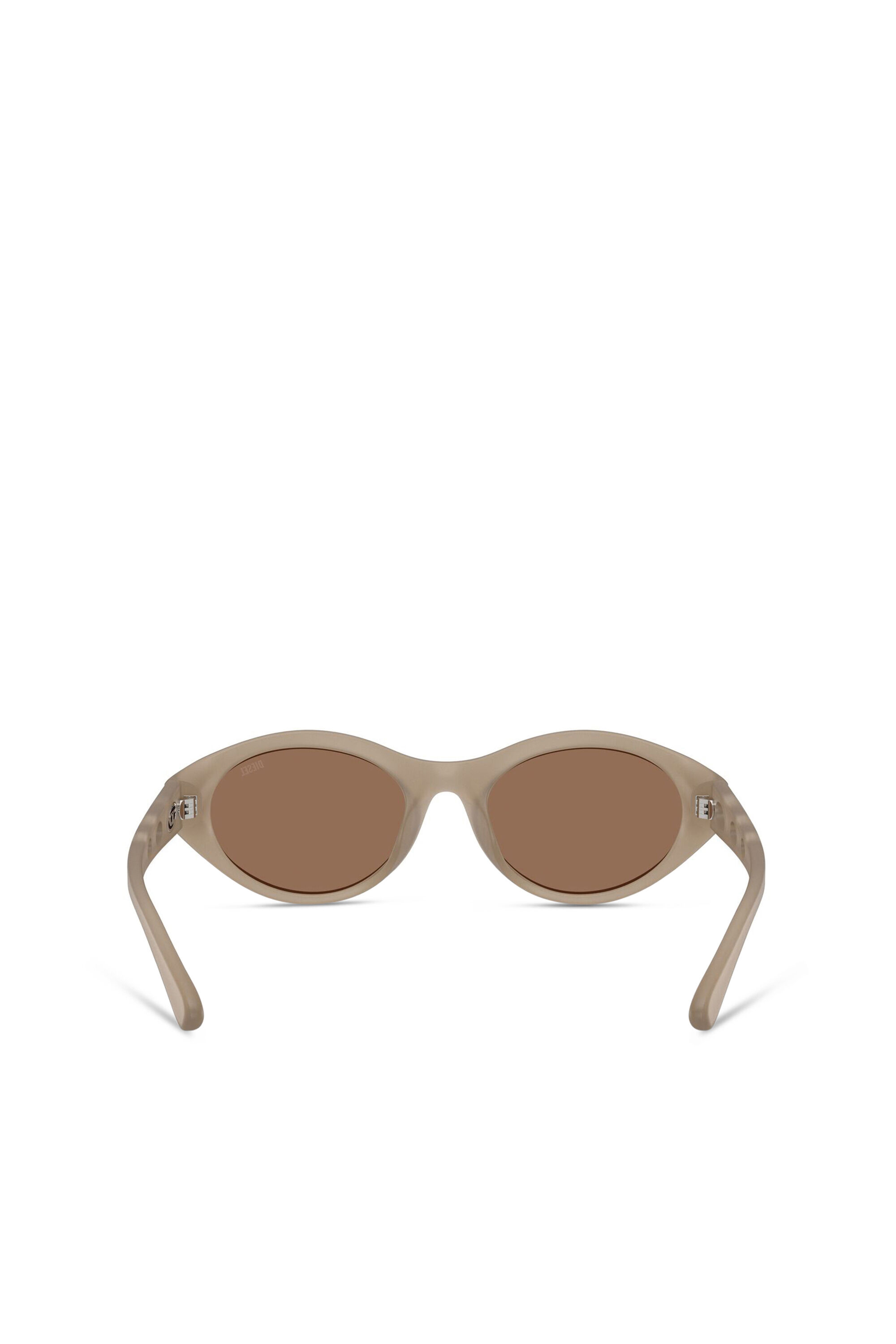 Women's Oval sunglasses | Beige | Diesel