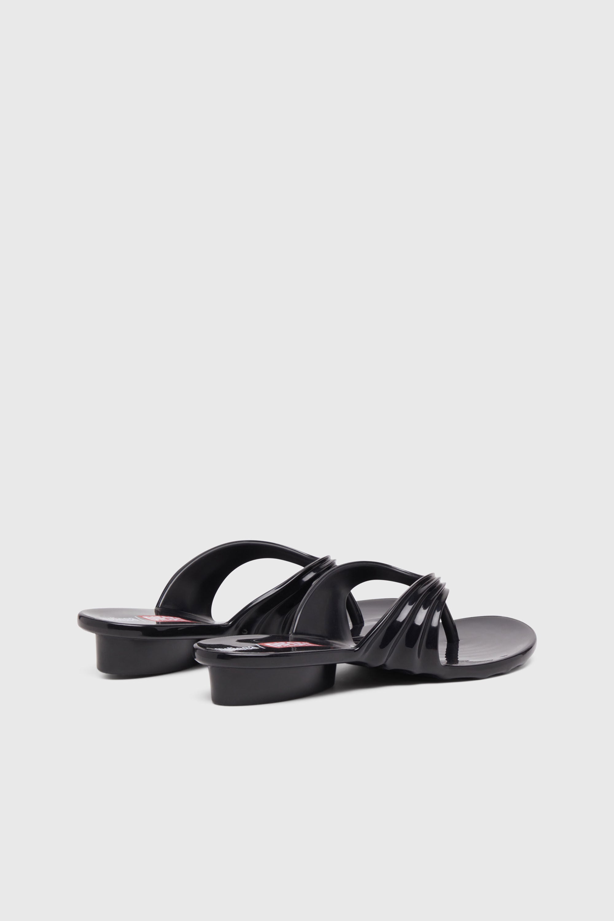 Diesel - MELISSA QUANTUM THONG, Chanclas esculturales en Melflex&reg; Mujer in Negro - 3