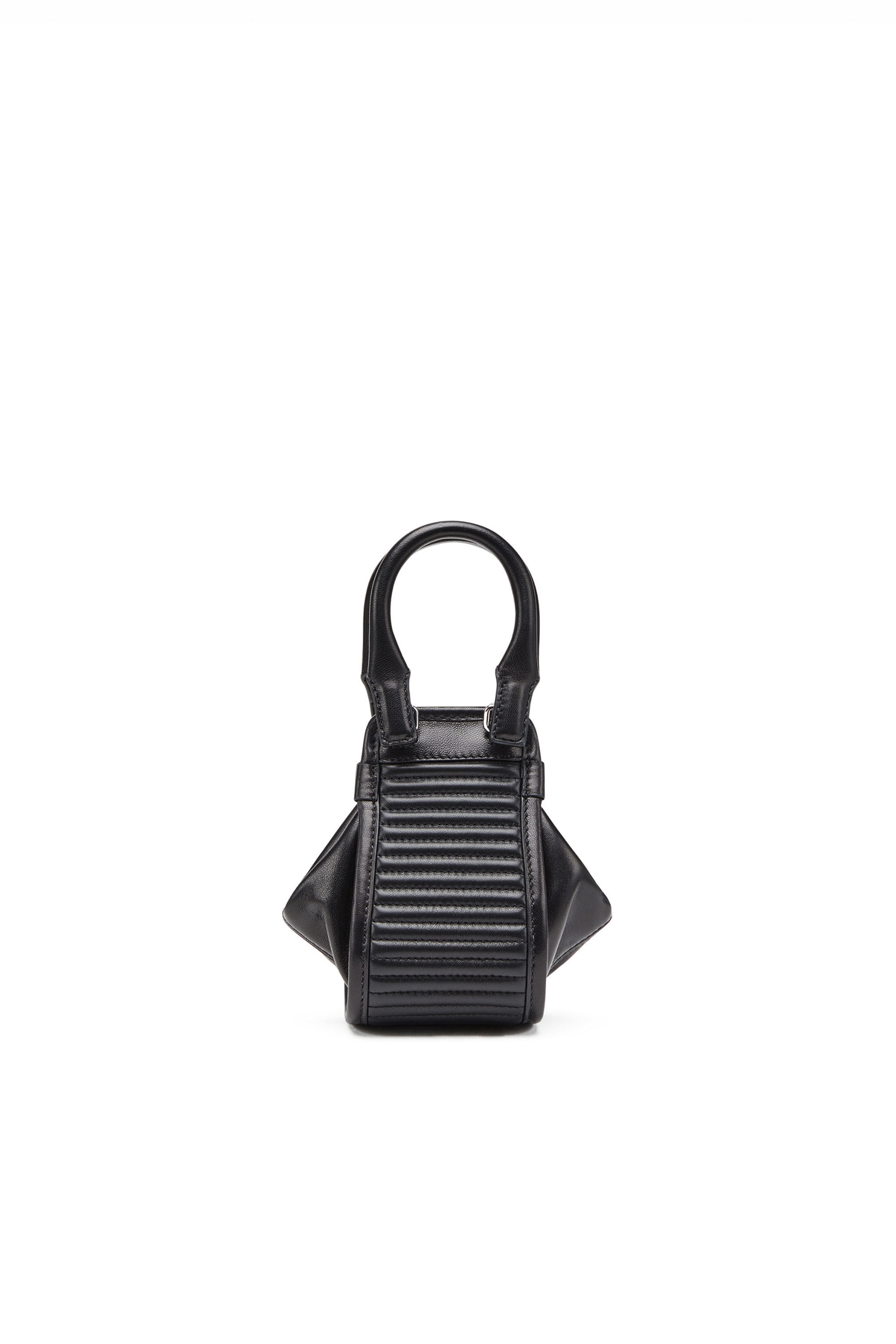 Diesel - D-VINA-RR XXS, Woman's D-Vina-RR XXXS - Mini bag in quilted leather in Black - 3