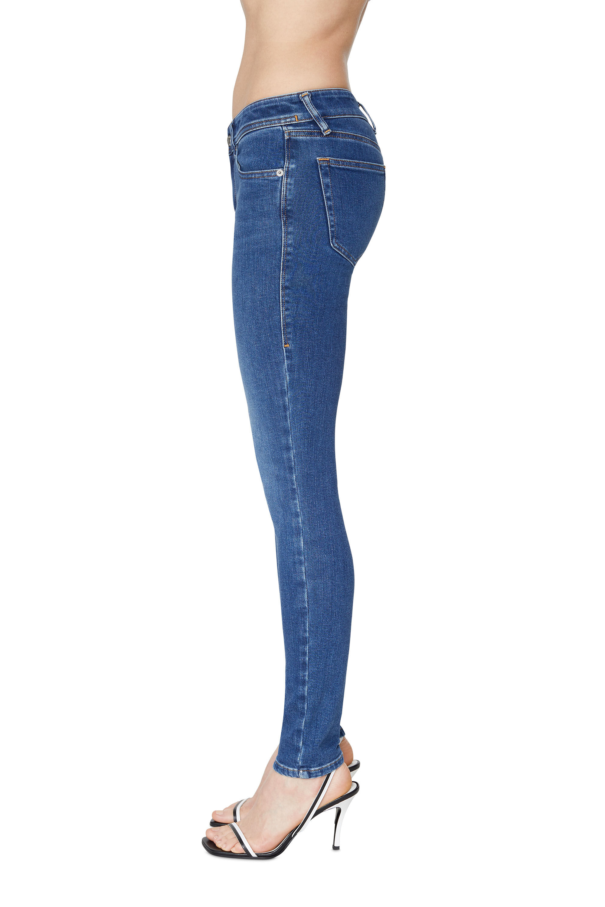 Diesel - Super skinny Jeans 2018 Slandy-Low 09C21, Super skinny Jeans - 2018 Slandy-Low Femme in Bleu - 6