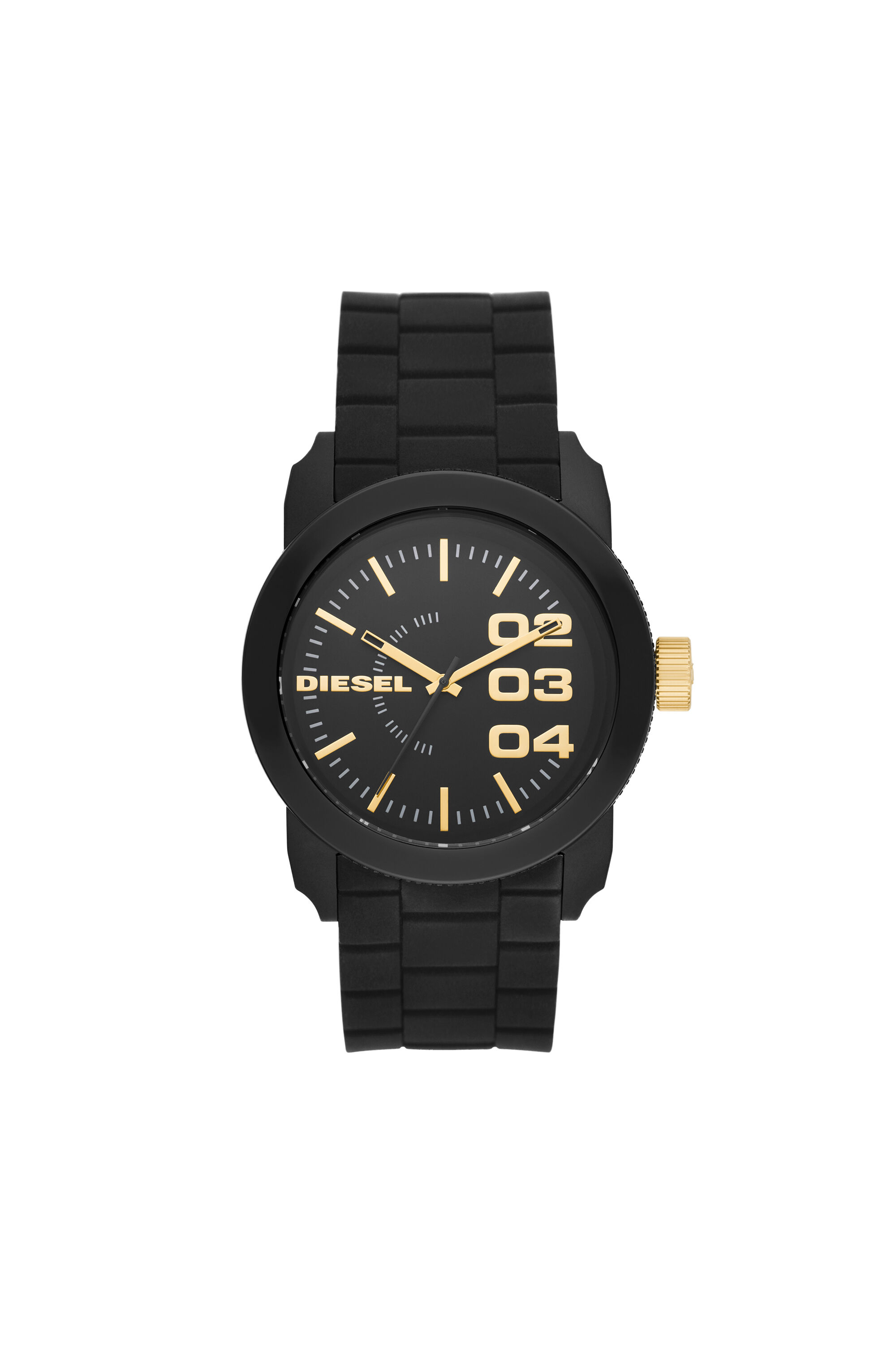 DZ1972: Black and gold women's round dial watch | Diesel