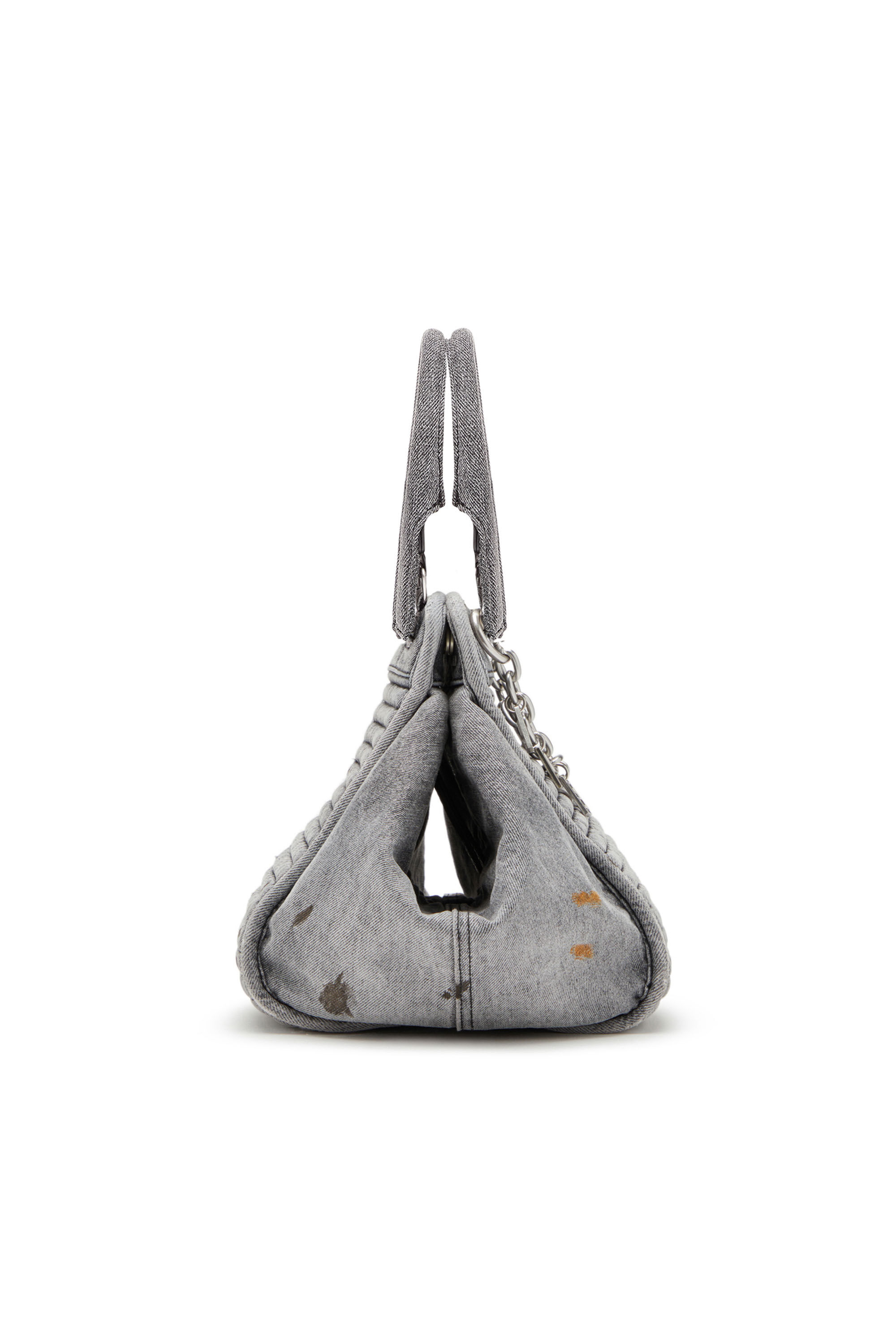 DIESEL ハンドバッグ D-VINA-S Women's D-Vina-S - Small slouchy bag in Denim | Black | Diesel