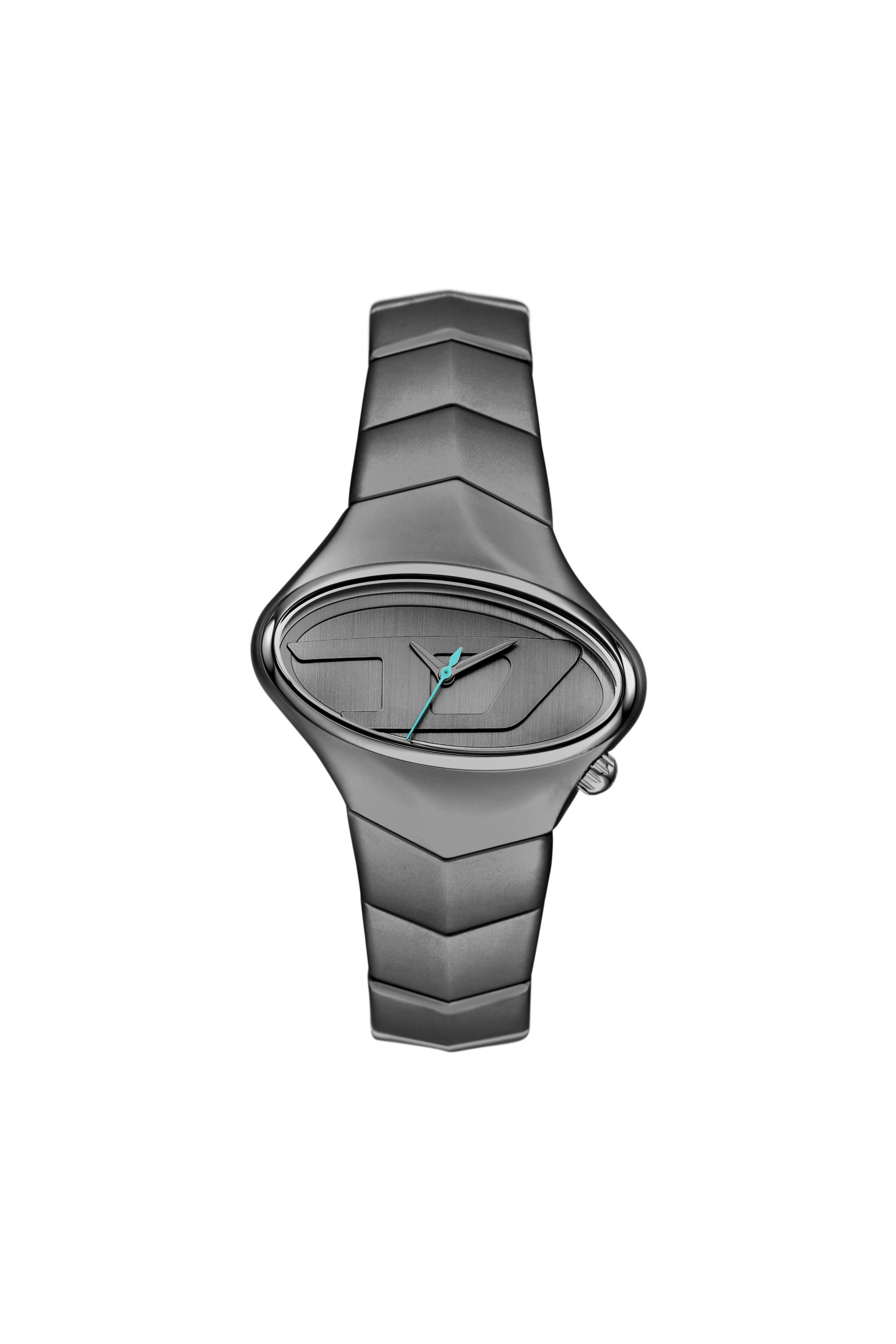 Diesel - DZ2229 WATCH, Montre  gunmetal D-Rush en acier inoxydable Homme in Gris - 1