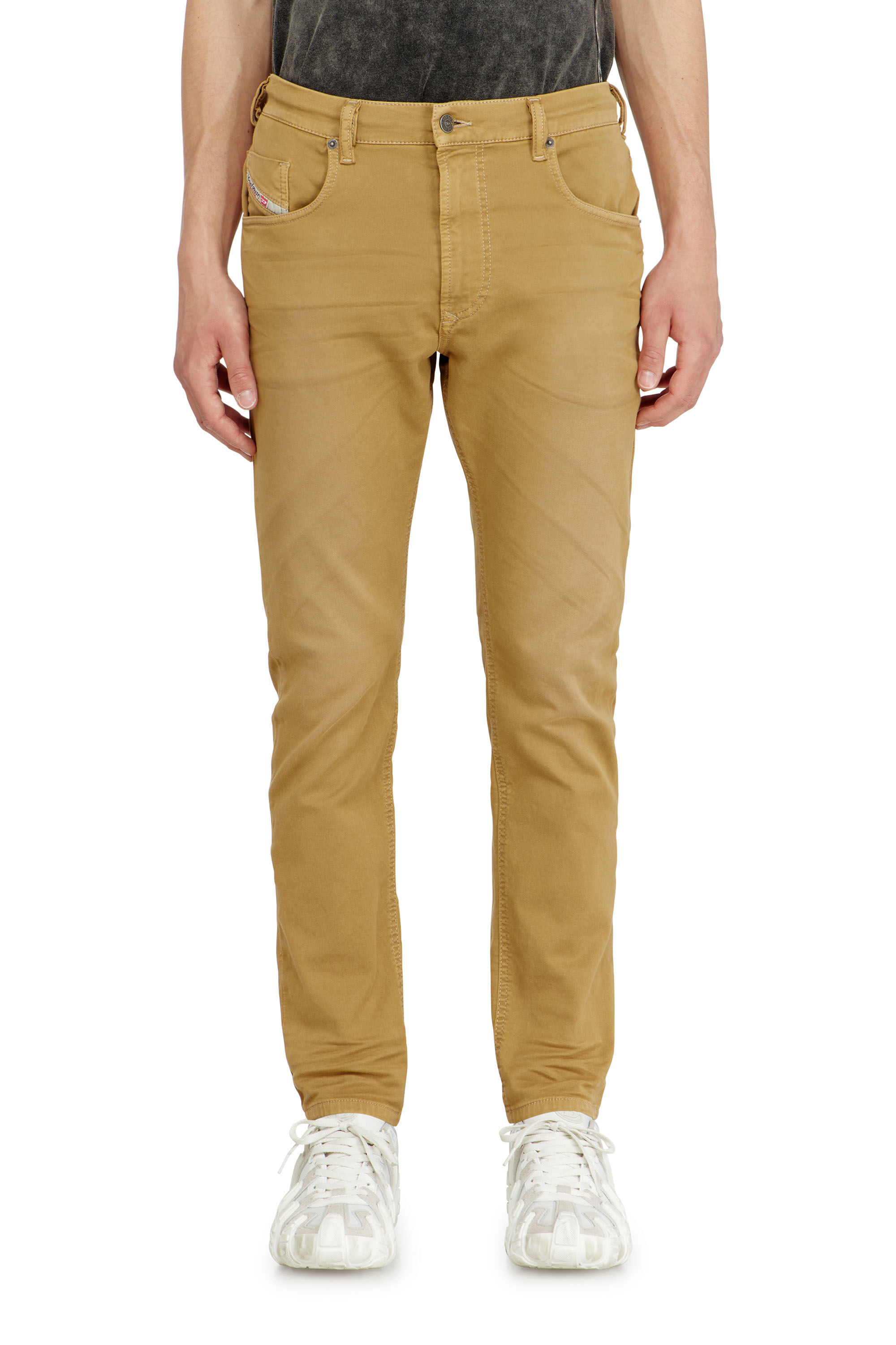 Men's Regular Jeans | Dark Beige | Diesel 2032 D-Krooley-BW Joggjeans®