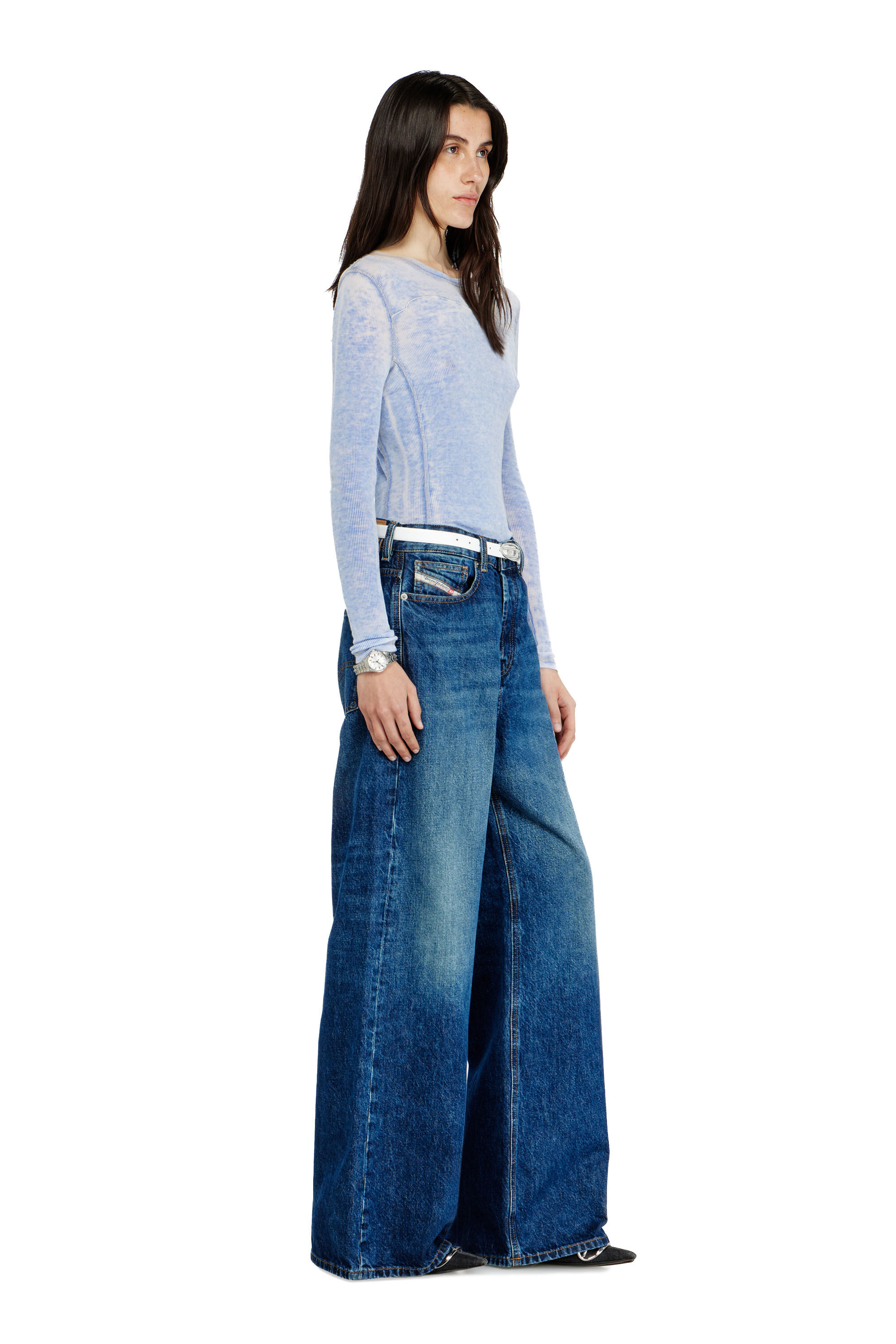 Women's Relaxed Jeans | Dark Blue | Diesel 1996 D-Sire