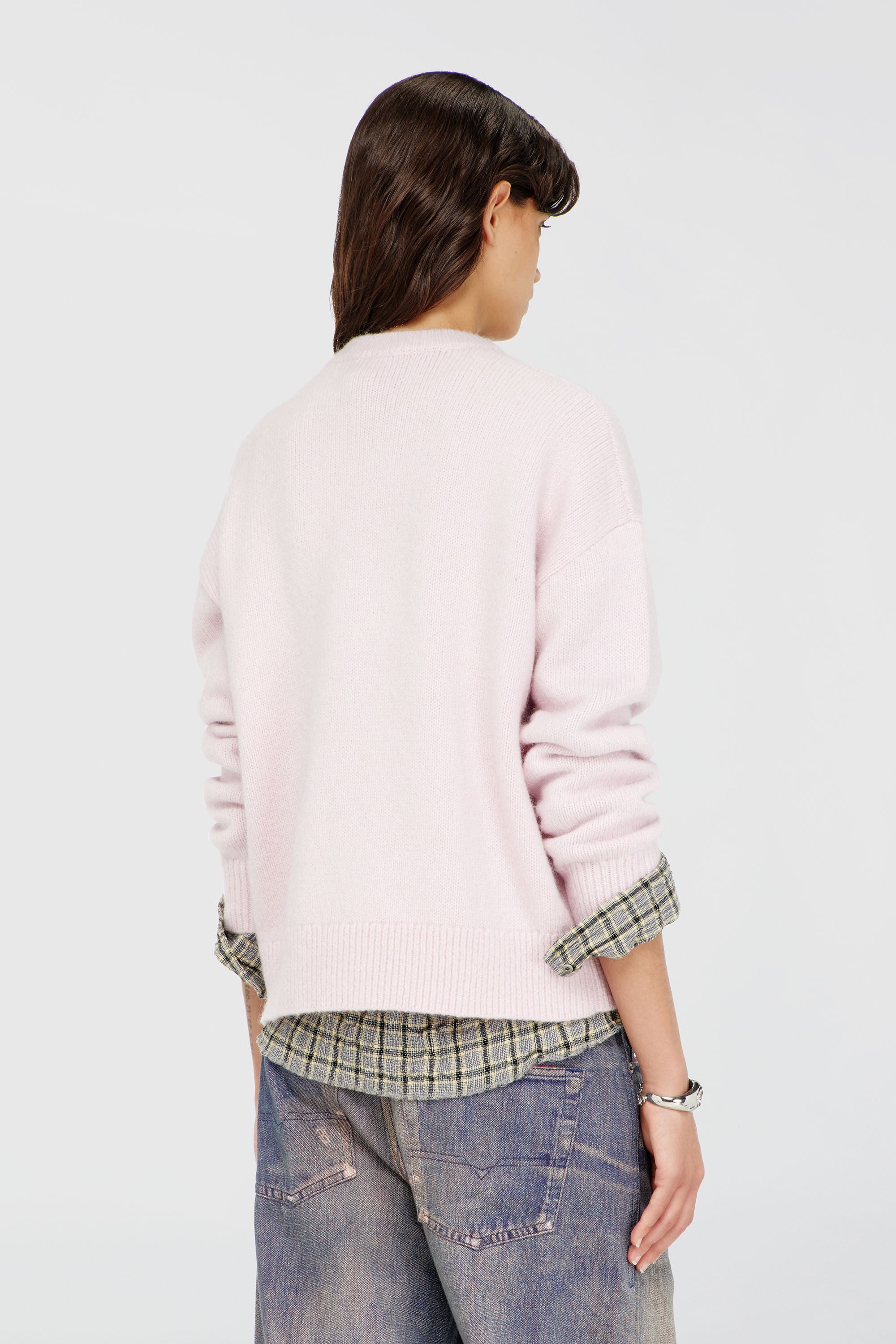 Diesel - M-AREETA, Female's Jumper in wool and alpaca blend in Pink - 4
