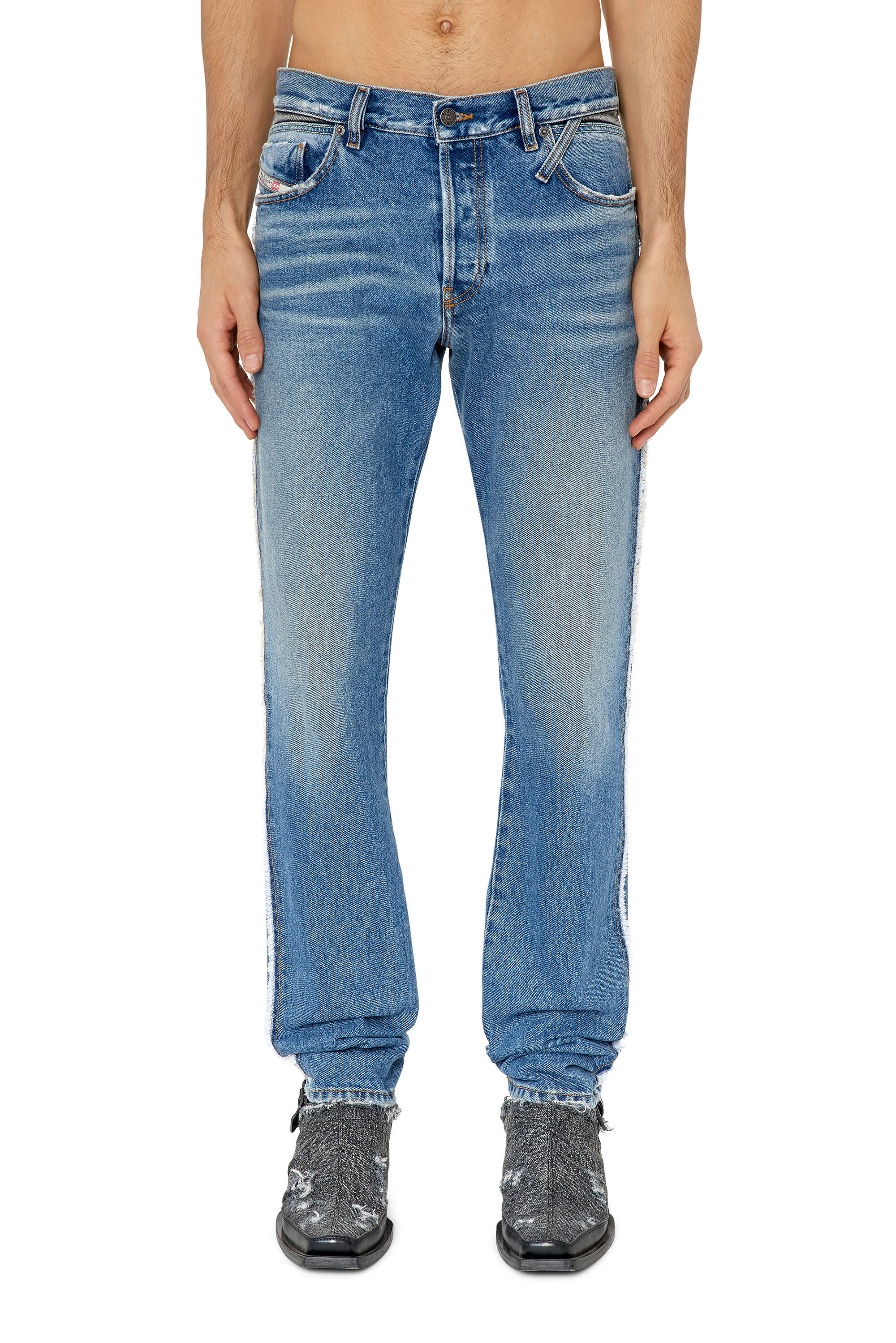 Diesel - Straight Jeans 1995 D-Sark 09F20, Straight Jeans - 1995 D-Sark Homme in Bleu - 2